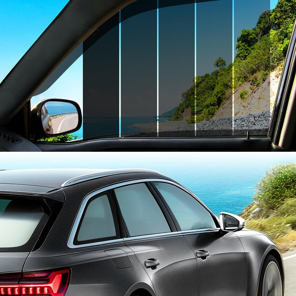 Window Tint Film for Cars 5% VLT 20in x 10Ft Ceramic Window Tints, Blocks 99% UV & IR Rays, Heat Resistant Anti Glare Film for Windshield, Scratch Resistant Sun Shade Auto Tint Roll