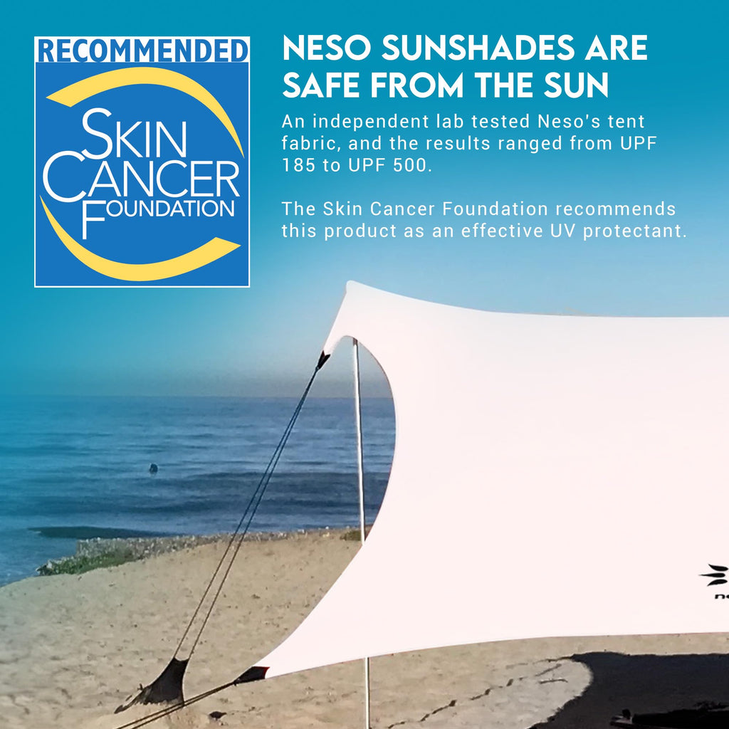 Neso Gigante Portable Beach Tent Sun Shelter - Lightweight Beach Shade Canopy - Easy Setup for Family Outings - Patented Reinforced Corners - UPF 50+ - 8ft Tall, 11 x 11ft - Save The Whales