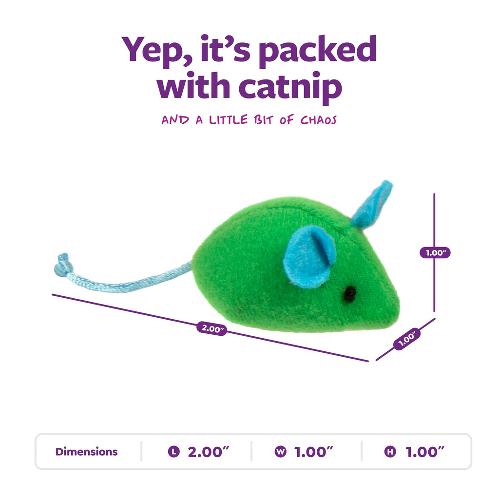 SmartyKat (2 Count) Silly Swimmers Crinkle Plush Catnip Cat Toys - Orange/Turquoise, 2 Count