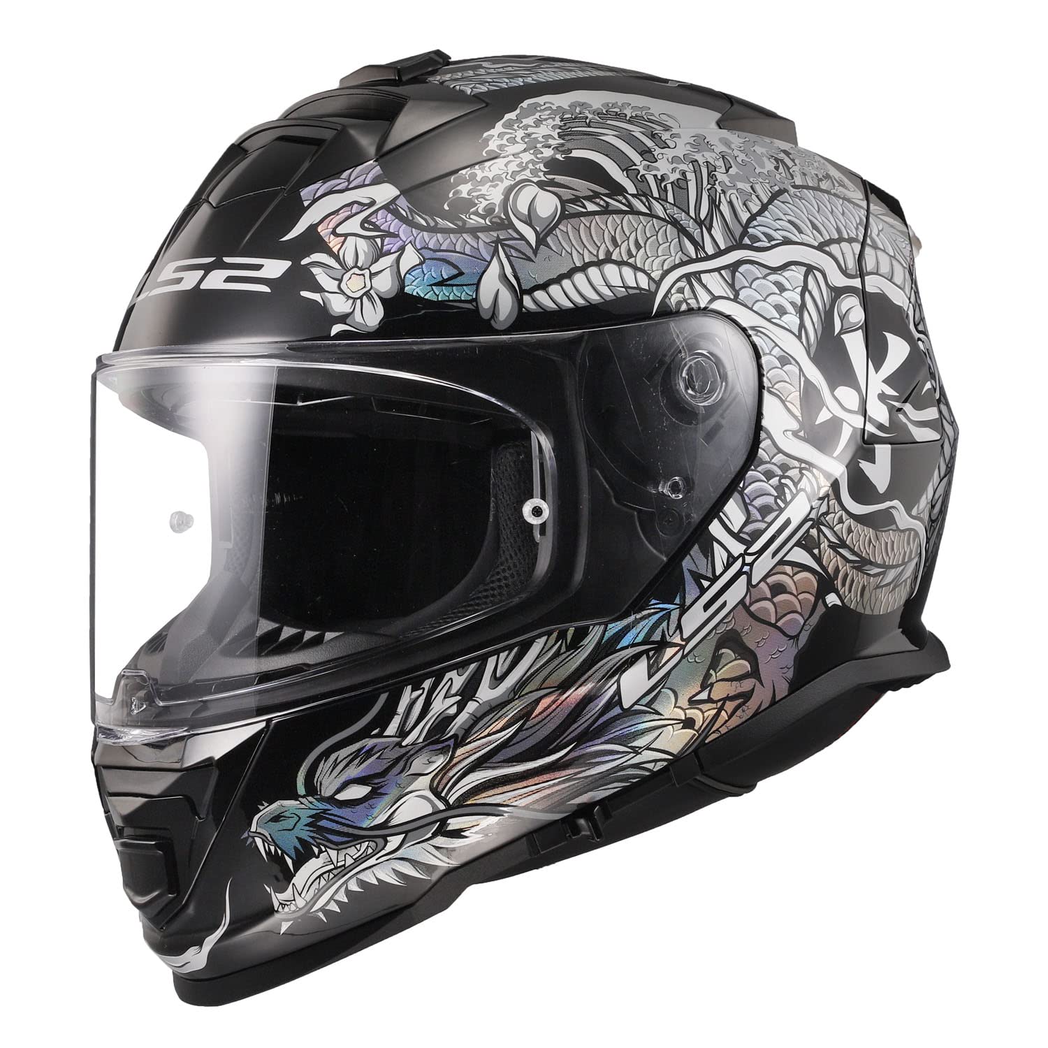LS2 Helmets Assault Full Face Motorcycle Helmet W/ SunShield
