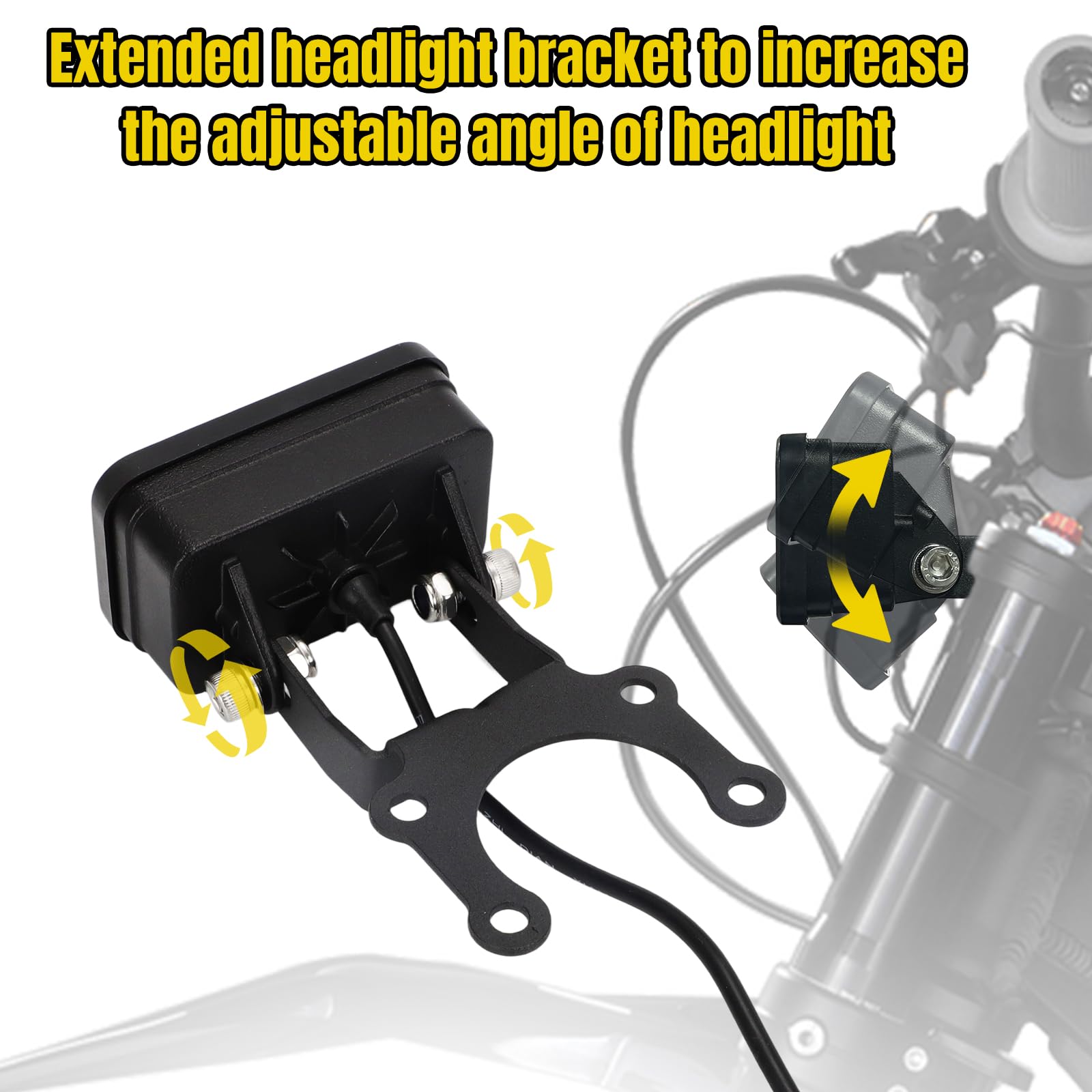 motoparty Headlight Kit for Sur-Ron Segway X260, Clear White 6000-6500K Spot/Flood Light Pods Combo Kit, Motorcycle Lights Bars Accessories, Bright Front Lamp （3 Inch）