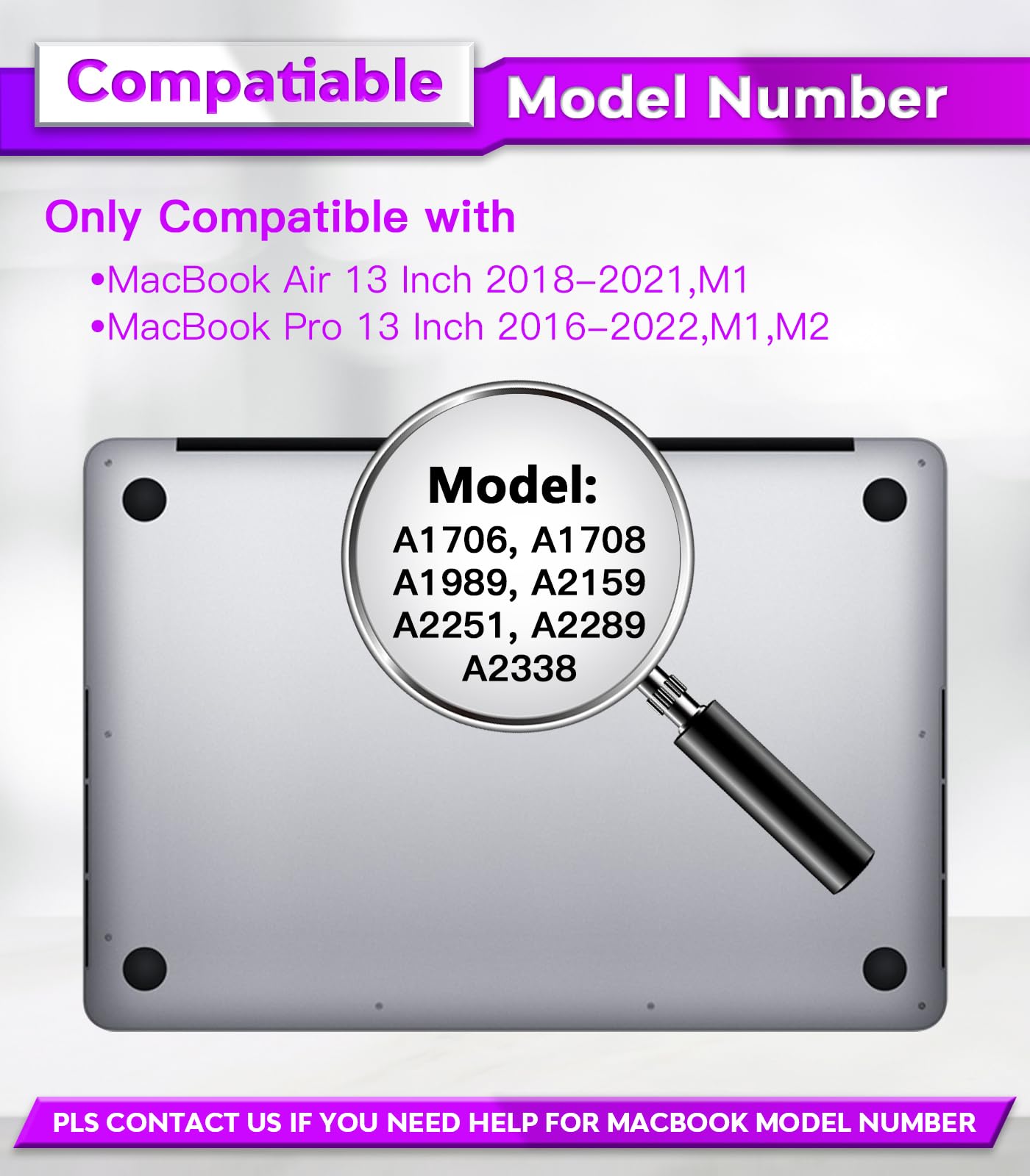 PYS MacBook Air 13.6 Inch Magnetic Privacy Screen for M2 Chip 2022 (A2681) - Removable Anti-Spy Laptop Shield