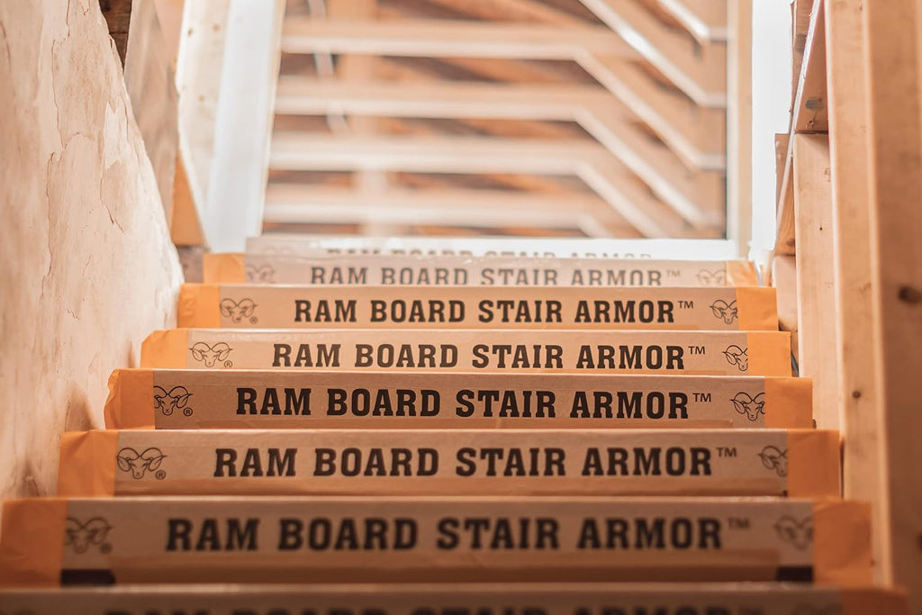 Ram Board Stair Armor for Temporary Stair Protection, 1.58 feet x 2.83 feet (6 Pack)