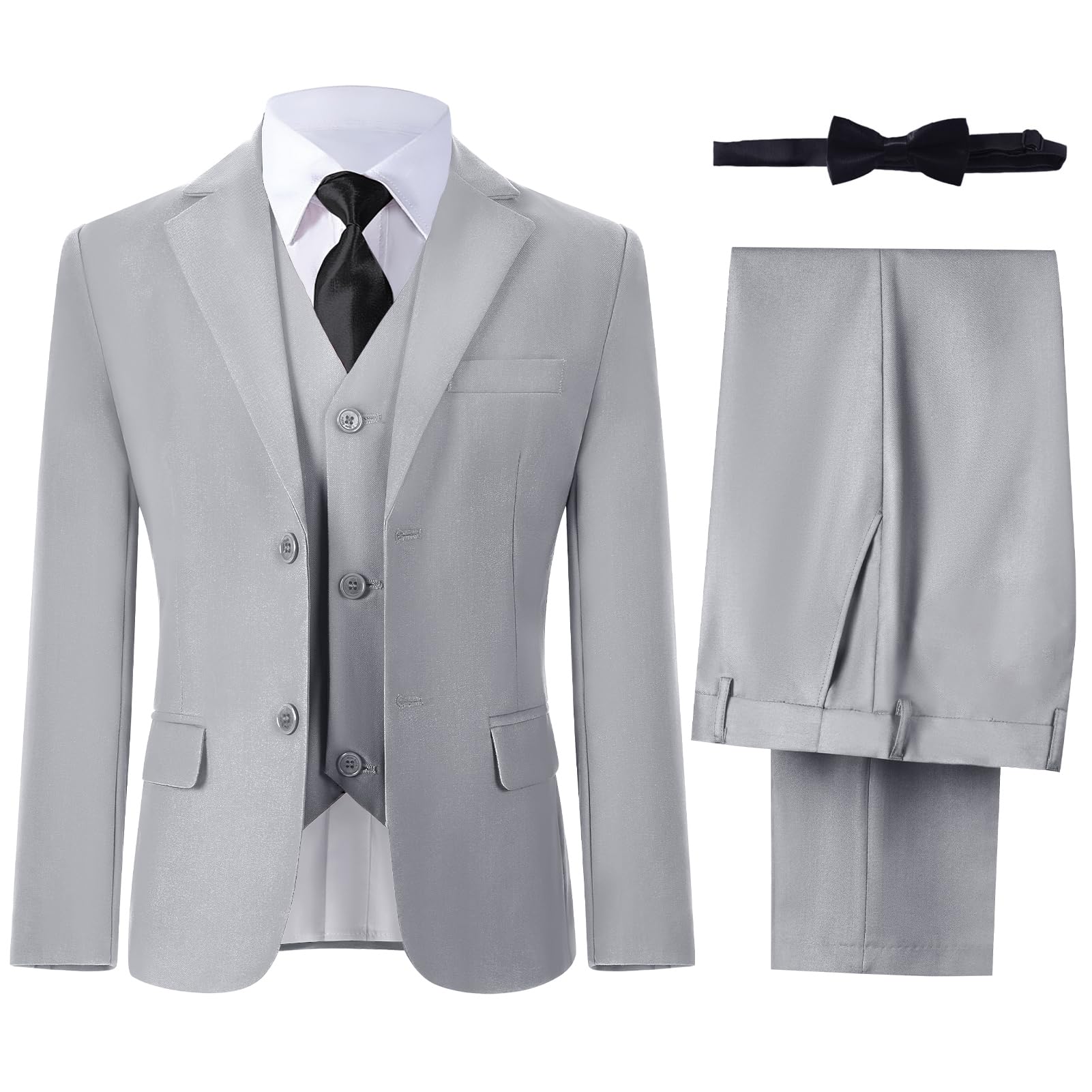 Boys' Suits Formal Tuxedo Slim Fit Boys Suit Set for Wedding Outfit Teen Boy Dress Clothes