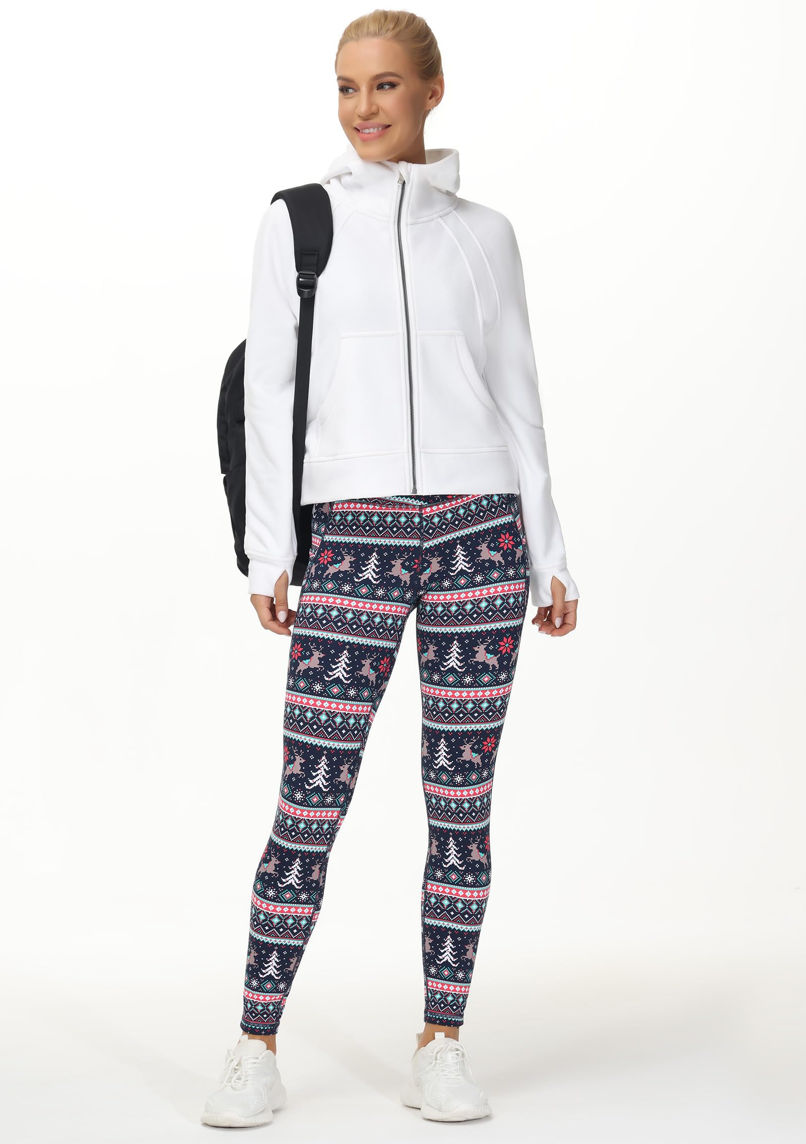 THE GYM PEOPLE Women's Full-Zip Up Hoodies Jacket Fleece Workout Crop Tops Sweatshirts with Pockets Thumb Hole