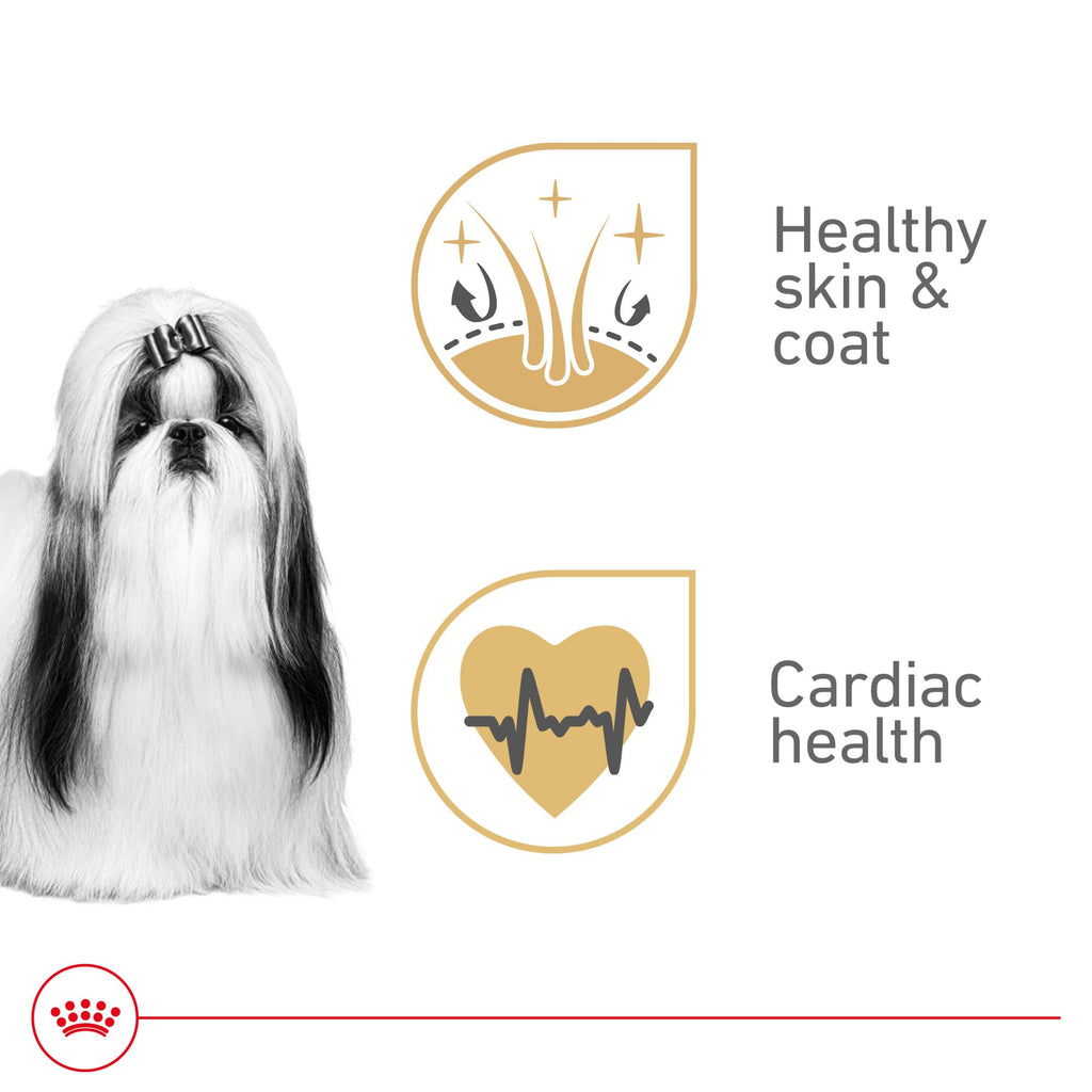 Royal Canin Breed Health Nutrition Shih Tzu Adult Loaf in Sauce Dog Food, 3 oz (Pack of 6)