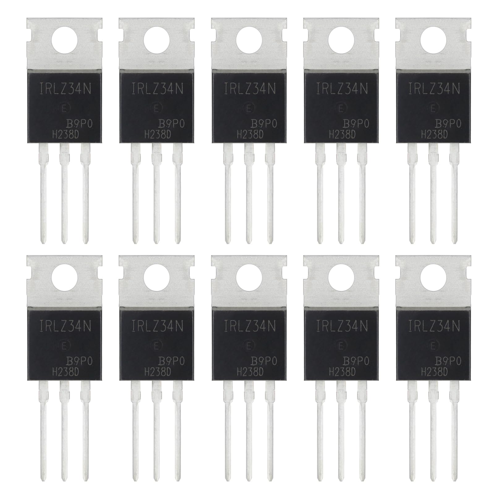 2N2222 2N2222A Amplifier Transistors NPN Silicon Transistor TO-92 60V 800mA (Pack of 200pcs)