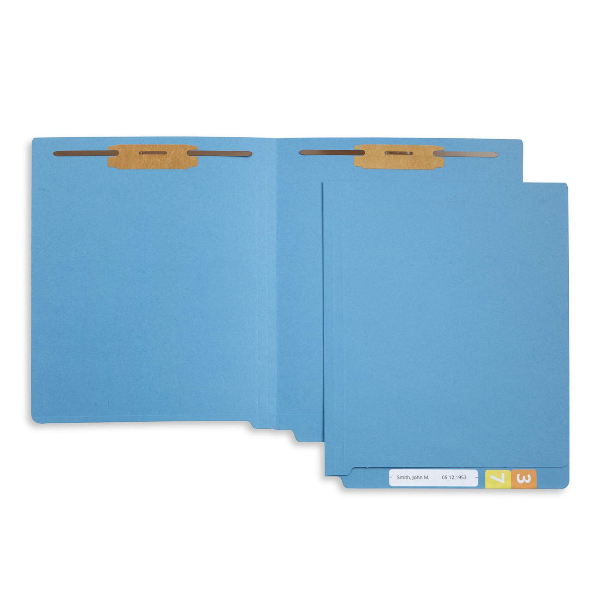 Blue Summit Supplies 100 End Tab Fastener File Folders, Manila