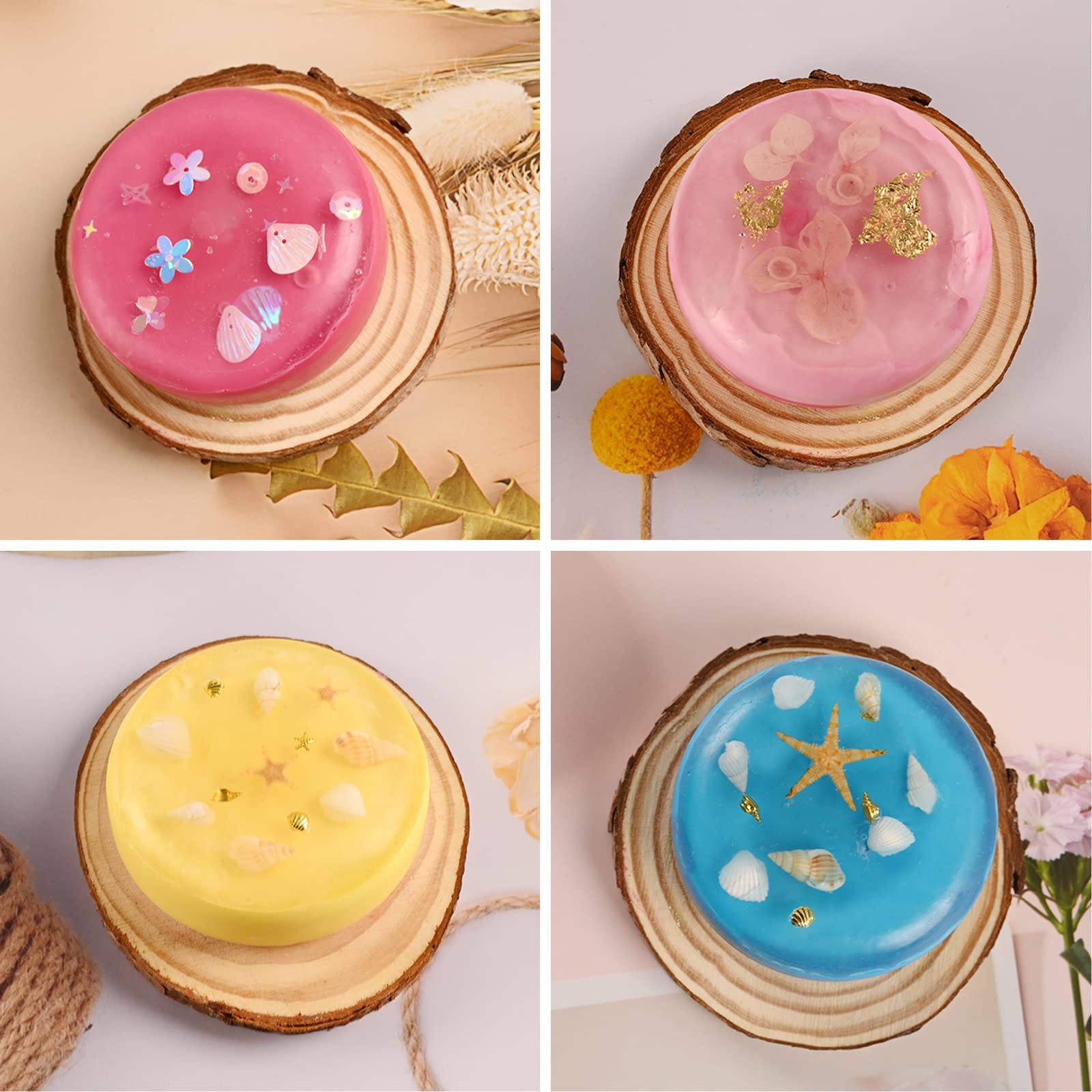 Sakolla 2 Pack Insect Silicone Soap Molds, 6-Cavity Dragonfly Butterfly Ladybug Shape Silicone Molds for Soap Making, DIY Baking Mold for Lotion Bars, Chocolate, Candy, Muffin, Biscuit, Cookie Pans