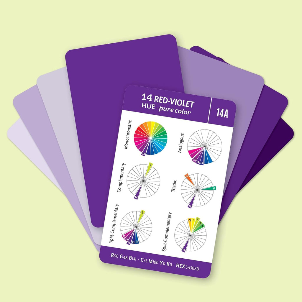 Essential Color Card Deck: Break out of the Color Wheel with 200 Cards to Mix, Match & Plan! Includes Hues, Tints, Tones, Shades & Values