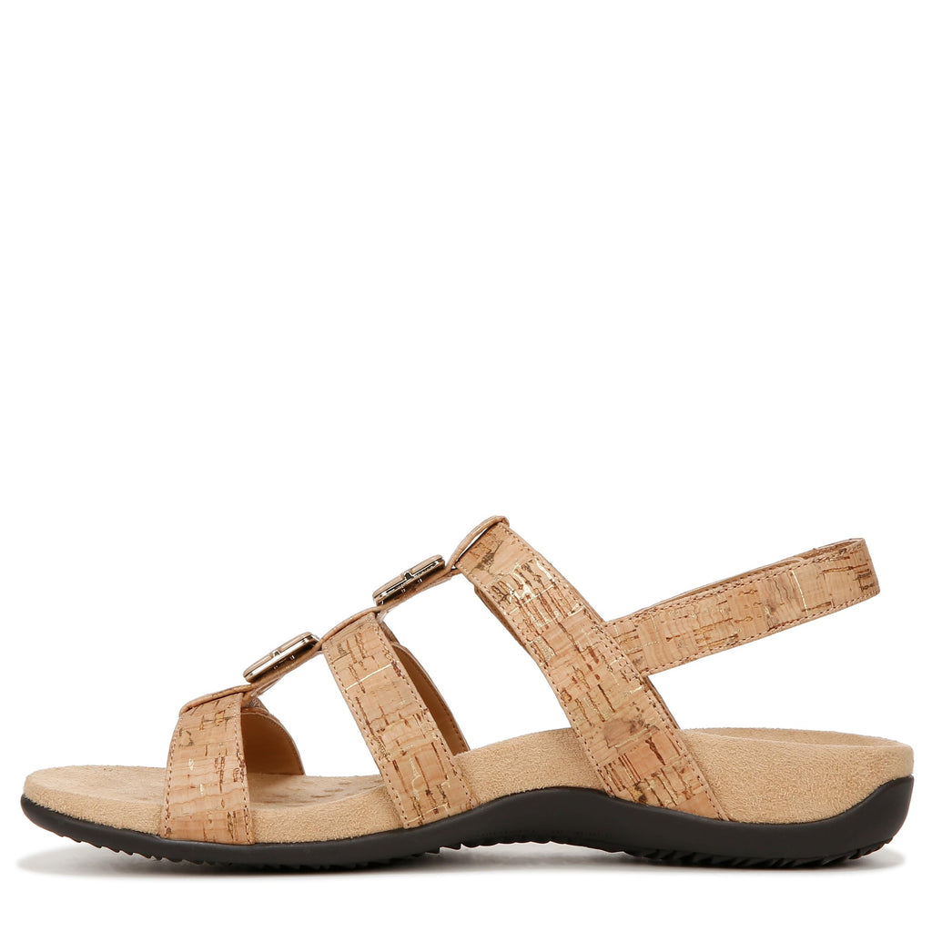 Vionic Women's Women's Rest Amber Backstrap Sandal - Ladies Adjustable Walking Sandals with Concealed Orthotic Arch Support