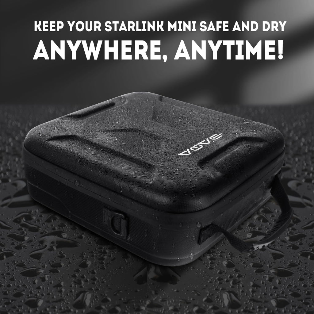 Ultra-Light Case for Starlink Mini – Waterproof, Shockproof EVA for Starlink Case Shoulder Star Link Bag with Dual Carry Options | Ideal Starlink Mini Accessories