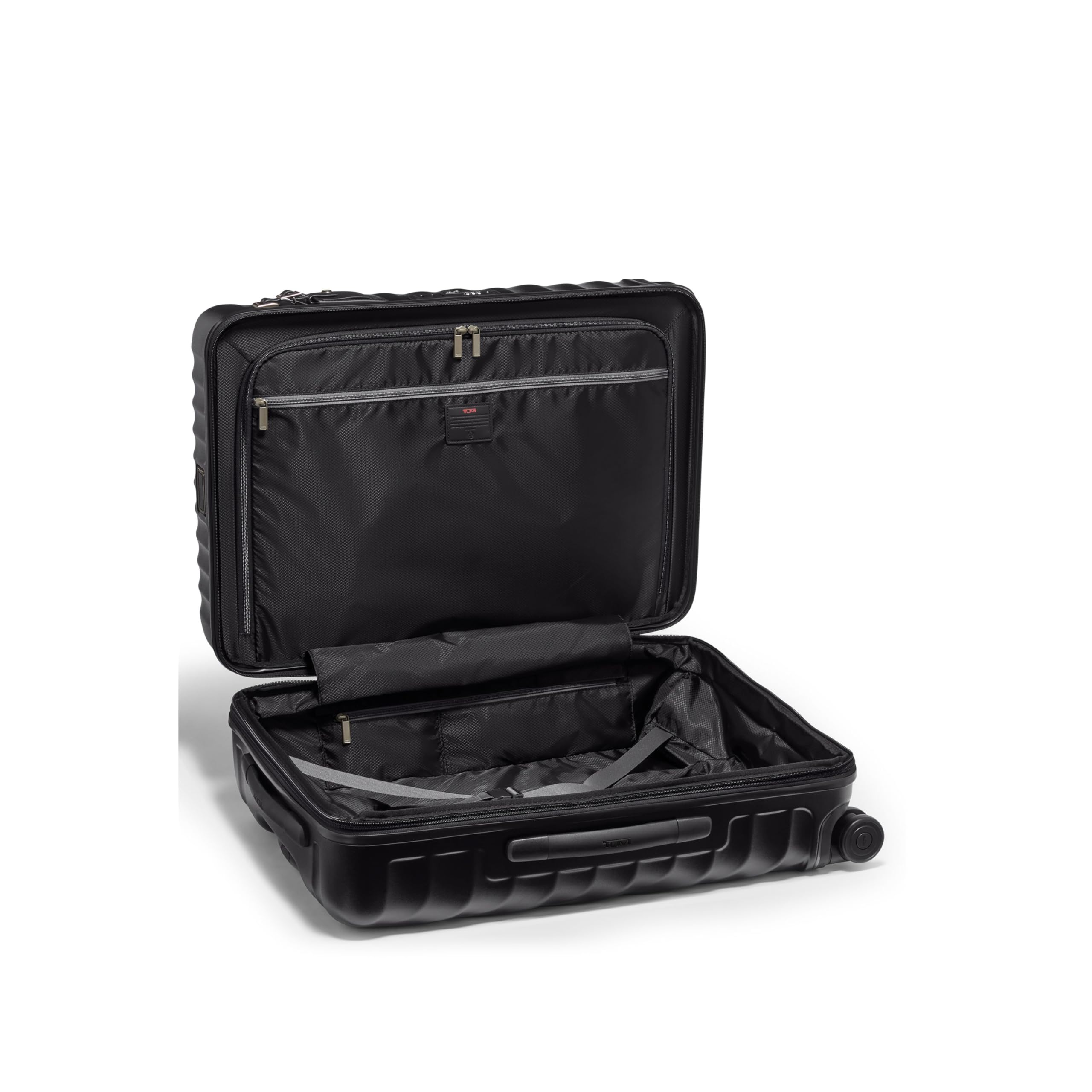 TUMI - 19 Degree Medium Expandable Checked Packing Case - 4-Wheeled Luggage - Hard Shell Suitcase - 26.0" X 17.5" X 10.0" - Navy