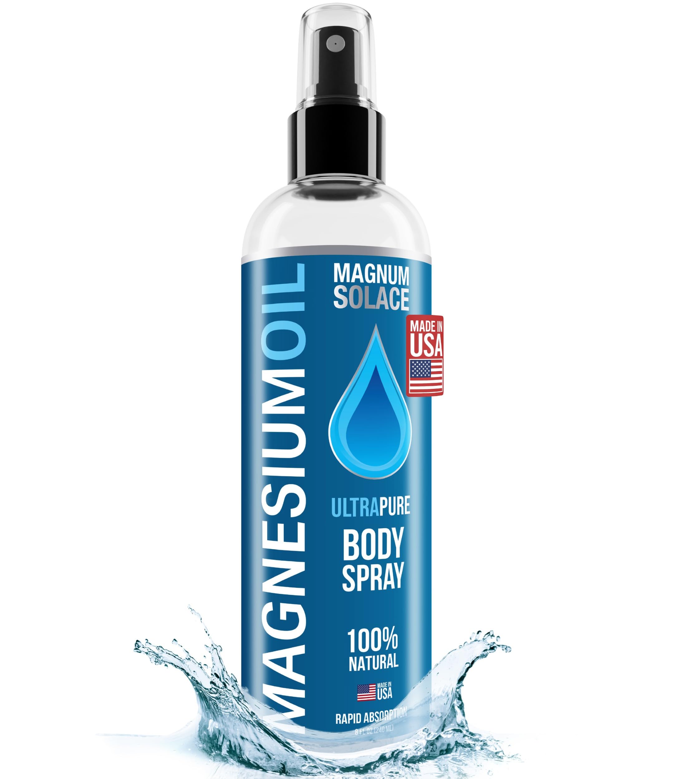 Magnesium Oil Spray - 100% Natural Magnesium Spray – 2 oz