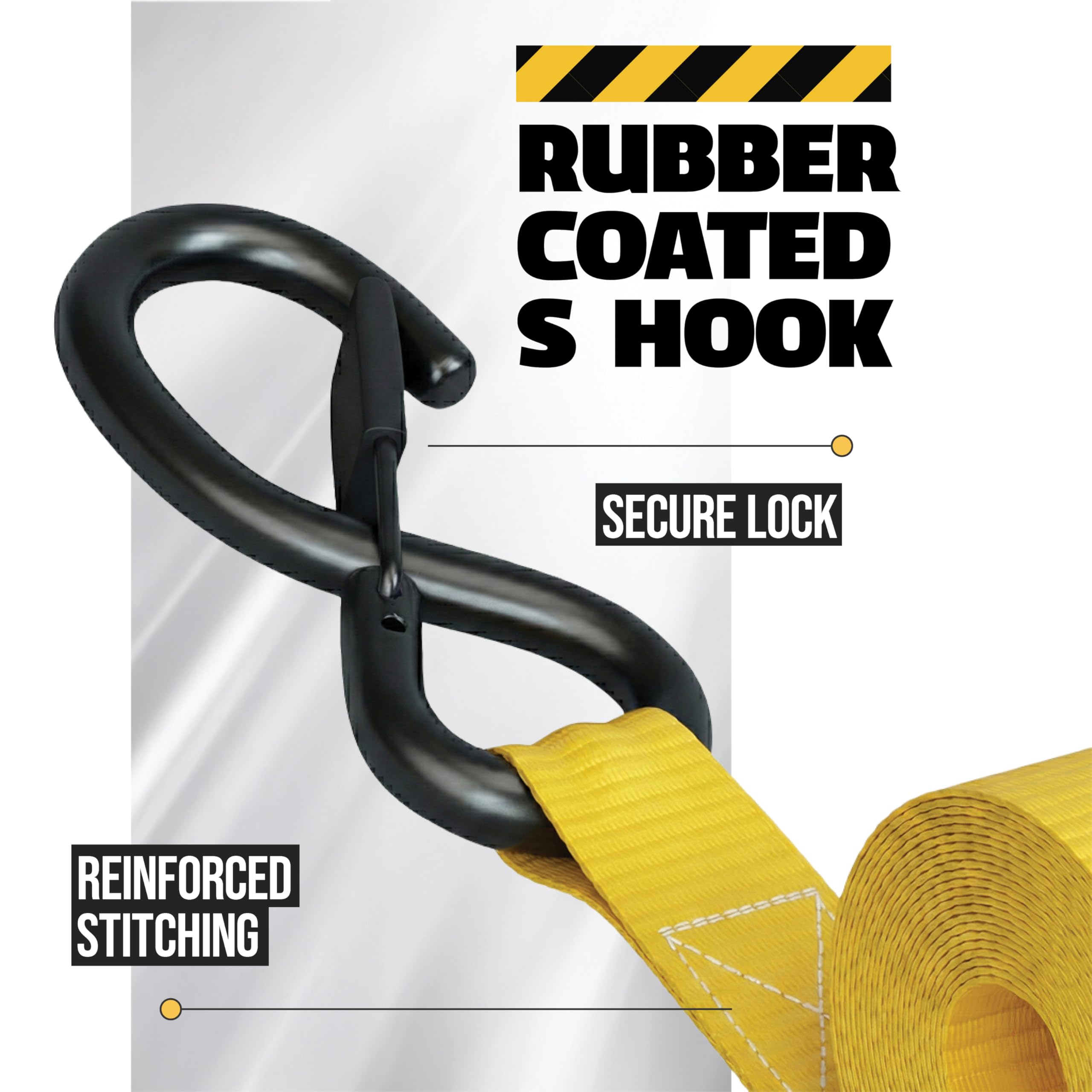 AUGO Retractable Ratchet Straps | 2 Heavy Duty Ratchet Straps Self Retractable Tie Downs with Soft Loops & Storage Bag for Motorcycle, Truck, Trailer, Cargo Van | 1200 Lb Break Strength 1” x 10’