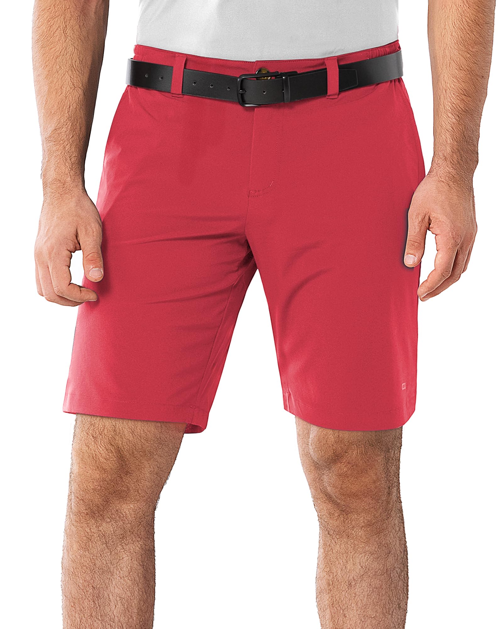 33,000ft Men's Golf Shorts 9" Dry Fit Stretch Golf Short UPF 50+ Lightweight Flat Front Golf Shorts with Pockets