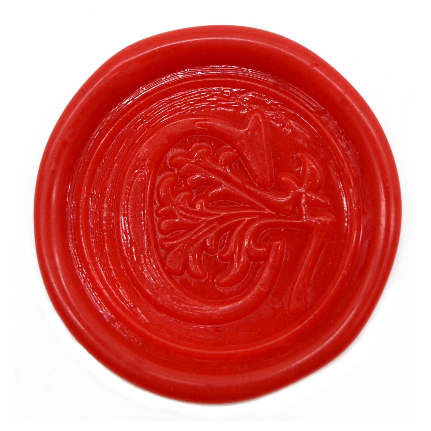 Medieval Initial Alphabet Sealing Wax Stamps, Brass Head Wooden Handle, for Thanksgiving Card/Envelope/Gift Wrap/Wedding Engagement Party Invitation - Letter S