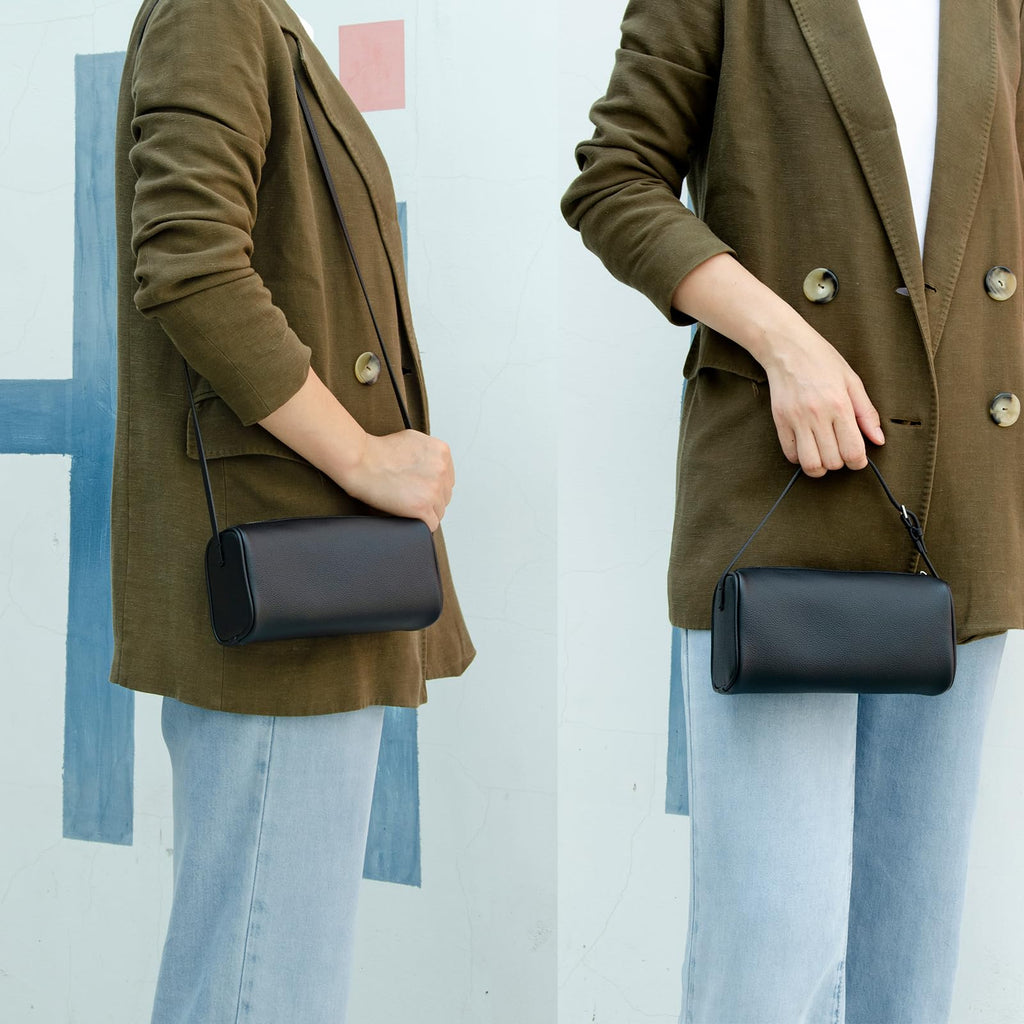 DONNAIN Premium Full-Grained Leather Crossbody Purses for Women, Hobo Bags for Women Crossbody with Adjustable Strap