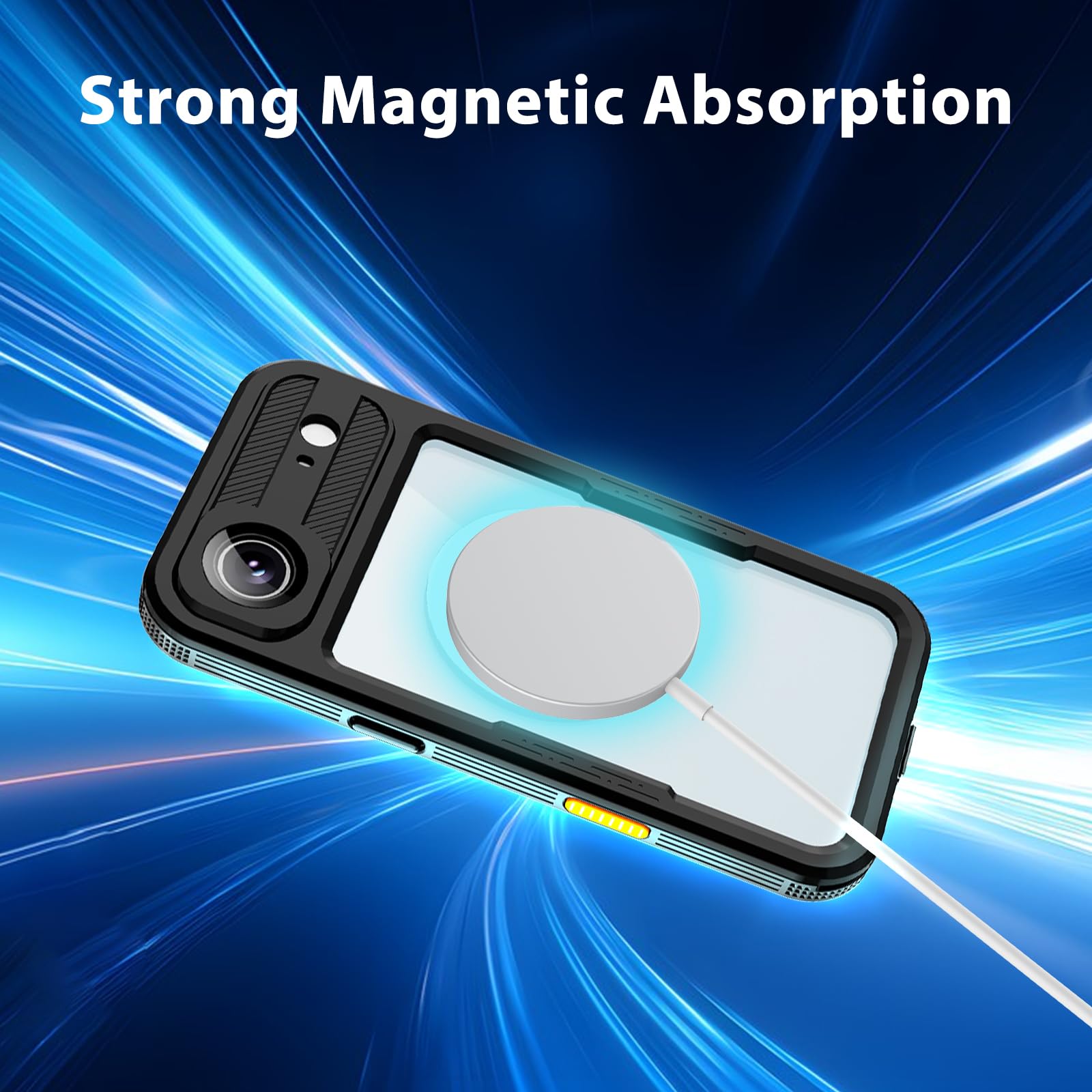 iPhone 13 Pro Case, Waterproof & Shockproof Phone Case, Full Protection, IP68, 6.1 Inch, Black
