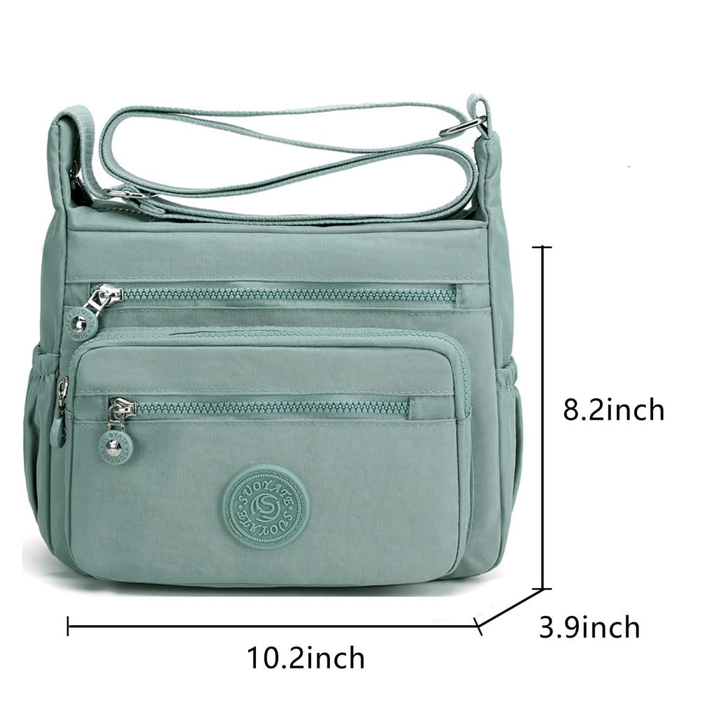 Pealwel Women Shoulder Handbag Roomy Multiple Pockets Bag Ladies Crossbody Purse Tote Top Handle Satchel