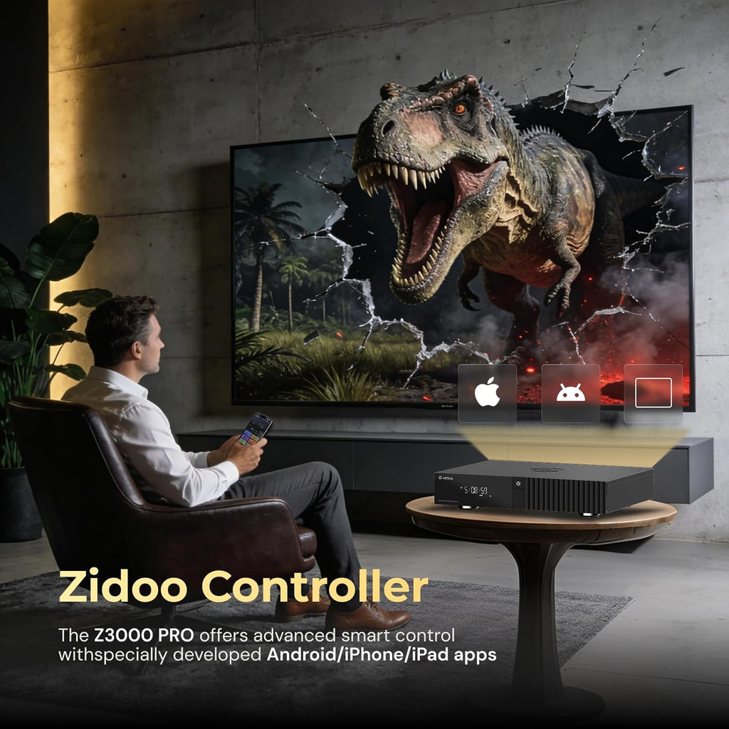 zidoo Z3000 PRO-8K HDR Media Player, Amlogic S928X-K Processor 8G+64G, Base on Android 11os, Support DV,HDR10+ and All HDR Technoly,BDMV/BDISO