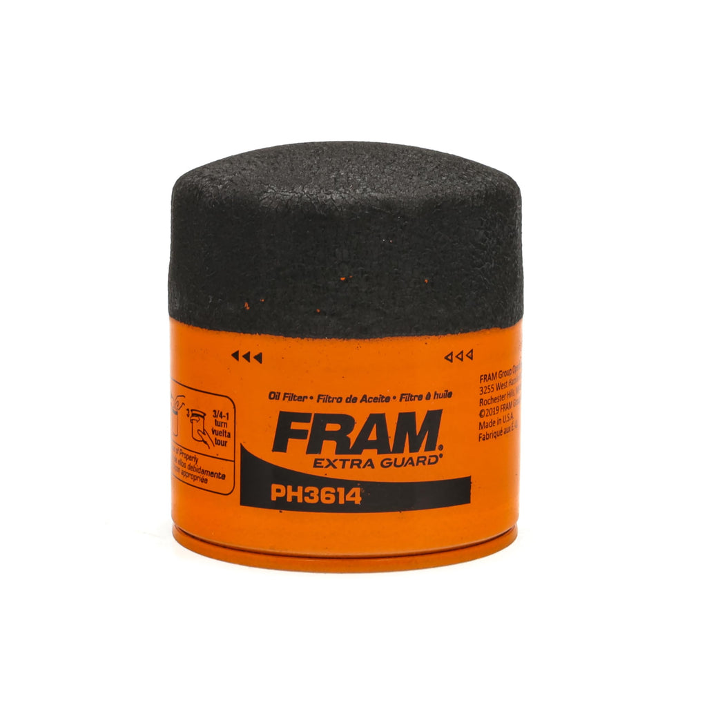 FRAM EG+ PH3614P 10K Mile Change Automotive Replacement Interval Spin-On Engine Oil Filter for Select Vehicle Model Years, Vehicle Engine Protection Oil Filter for Everyday Drivers