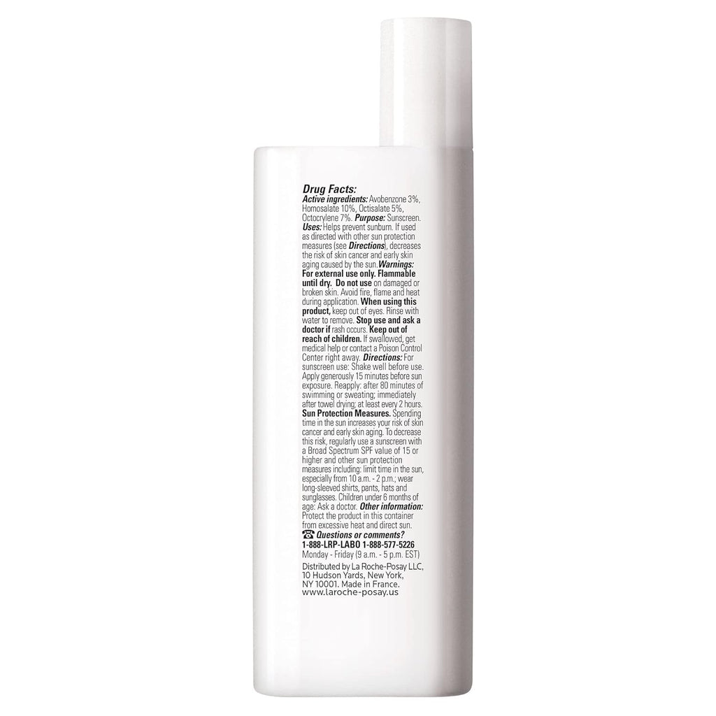 La Roche-Posay Anthelios Light Fluid Facial Sunscreen SPF 60, Lightweight Sunscreen For Face, Fluid Texture, Broad Spectrum SPF + Antioxidants, Oil Free & Oxybenzone Free, Travel Size 1.7 Fl. Oz.