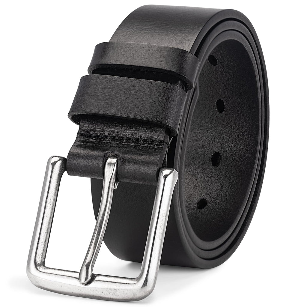 Thicken Full Grain Leather Mens Belt Heavy Duty Mens Work Belt Mens Belt High Hardness Buckle Packed In Gift Box