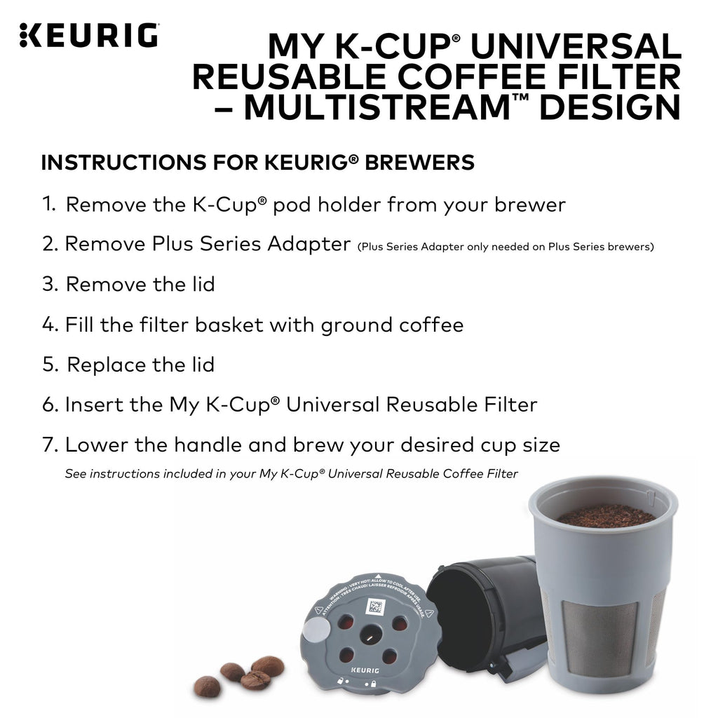 Keurig My K-Cup Reusable Filter MultiStream Technology - Gray (Packaging May Vary)