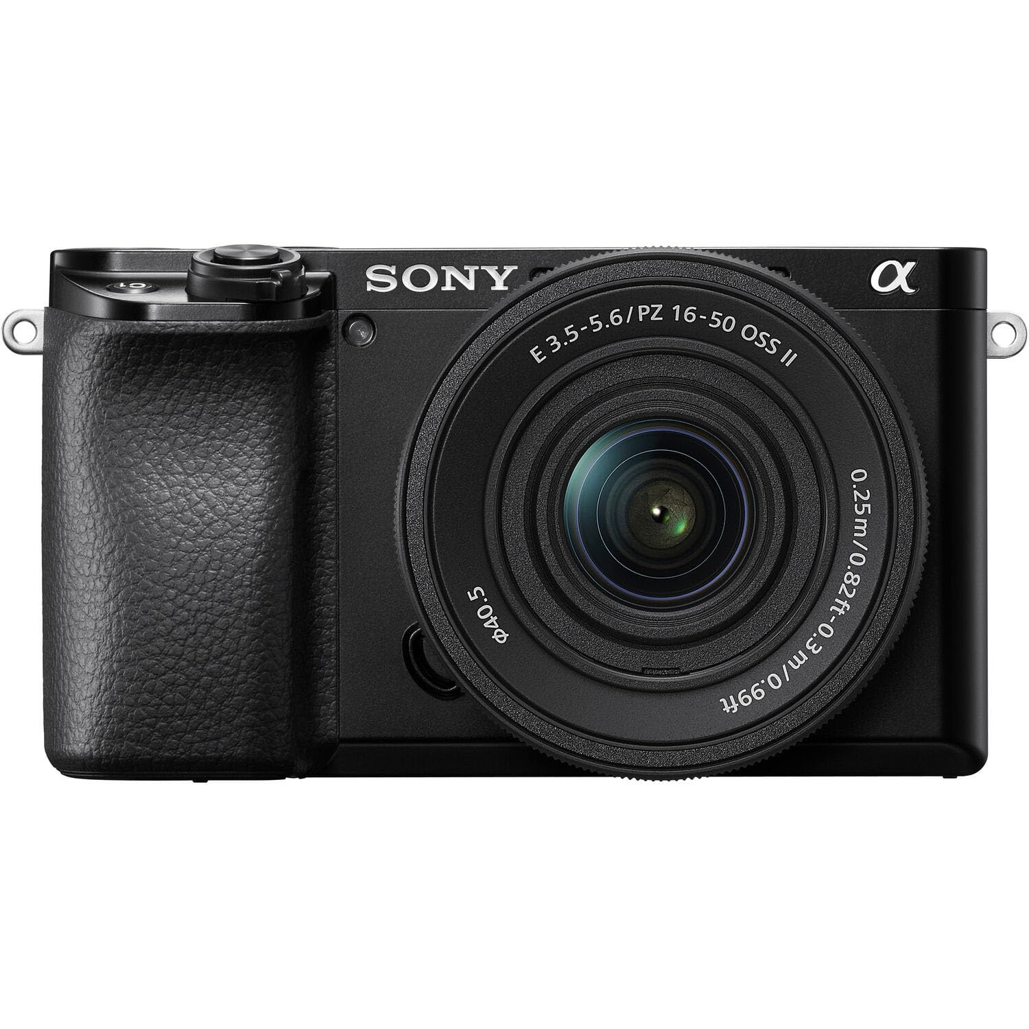 Sony ILCE6100KB Alpha 6100 Mirrorless 4K Video Camera with E PZ 16-50mm Lens - Black