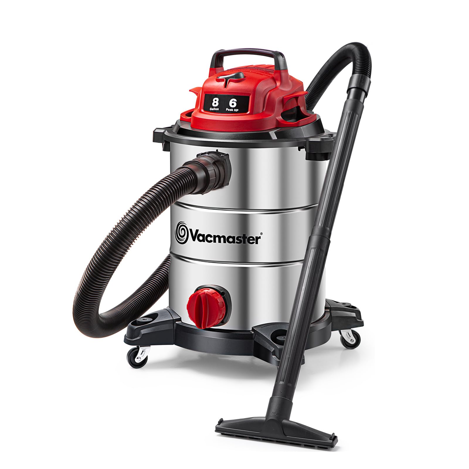 Vacmaster 5-Gallon* 4 Peak HP Stainless Steel Wet/Dry Vacuum – VOC508S 1101