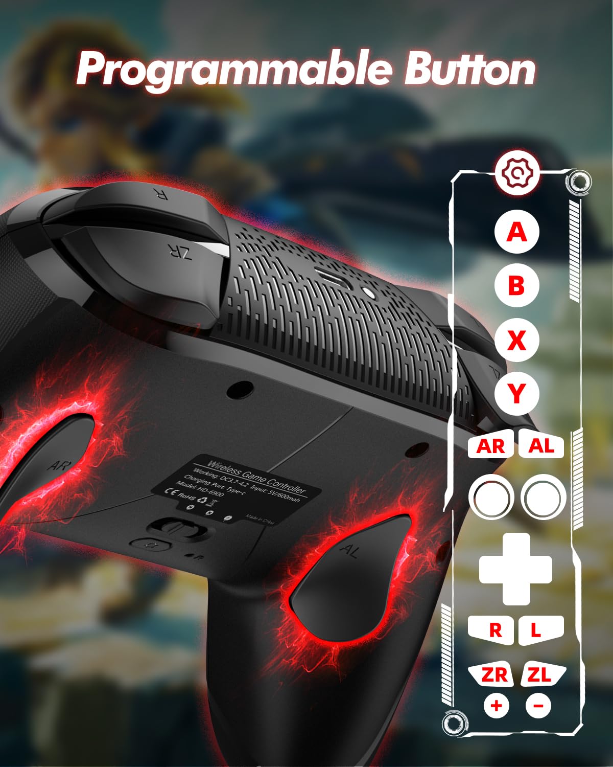 GMBACK Wireless Switch 2 Controller for Nintendo Switch 2/Switch/Lite/OLED
