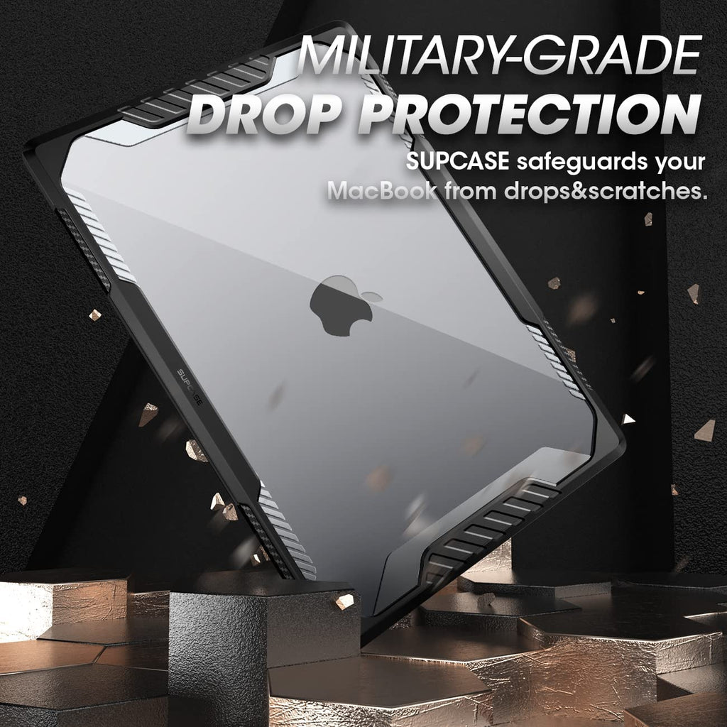 SUPCASE for MacBook Pro 14 Inch Case 2026-2021 (Unicorn Beetle), M5/M4/M3/M2/M1 Pro/Max A3427 A3426 A3434 A3185 A3401 A3112 A2918 A2992 A2779 A2442 Rugged Protective Cover for MacBook Pro 14", Black