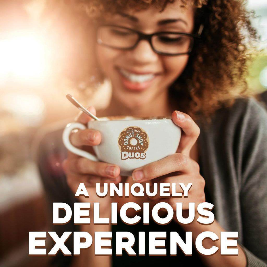 The Original Donut Shop Duos Coconut + Mocha Coffee, Keurig Single Serve K-Cup Pods, Medium Roast Coffee, 60 Count, (6 Packs of 10)