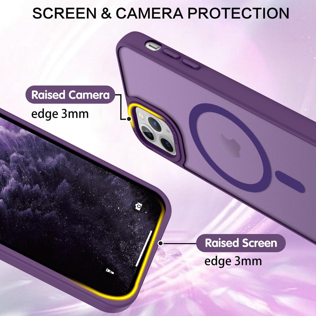 BENTOBEN for iPhone 11 Pro Case 2019 [Compatible with Magsafe] Translucent Matte Magnetic Phone Case iPhone 11 Pro 5.8" Slim Thin Shockproof Bumper Women Men Protective Cases Cover, Black