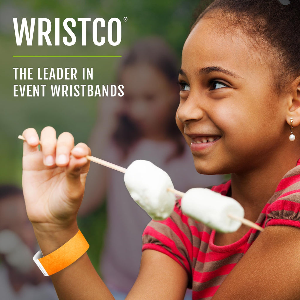 1,000 WristCo 10 Color Variety Pack Tyvek Wristbands for Events - Comfortable Tear Resistant Paper Bracelets ID Wrist Bands for Concerts Festivals Admission Party Identification