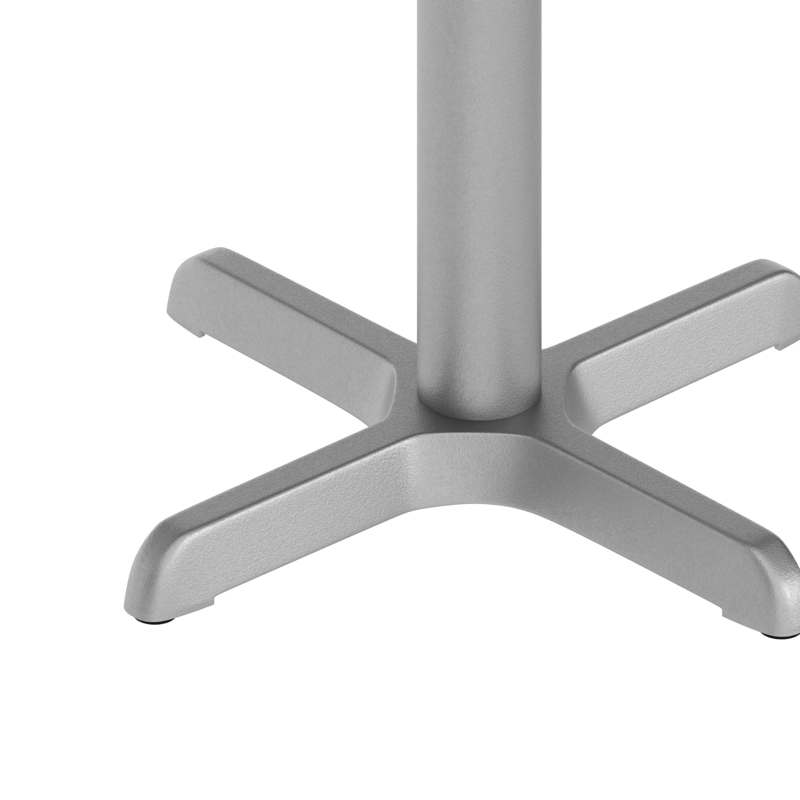 Flash Furniture Beverly 22'' x 22'' Restaurant Table X-Base with 3'' Dia. Table Height Column