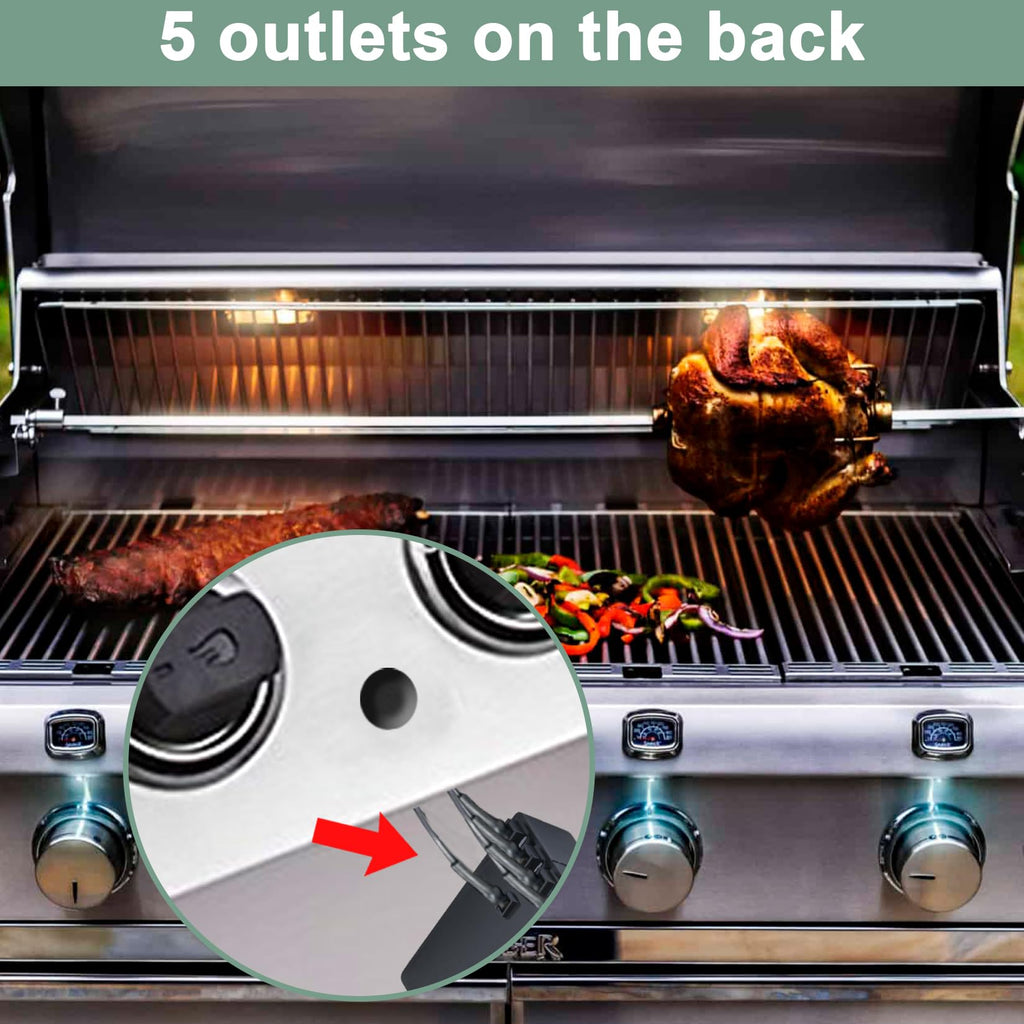 GasSaf Spark Generator 1 Outlet Push Button Electronic Igniter Ignitor Gas Grill Replacement for Broil King, Broil-Mate, Sterling, Jackson, Napoleon, Silver Chef, BBQ Pro, BBQ Tek and Others