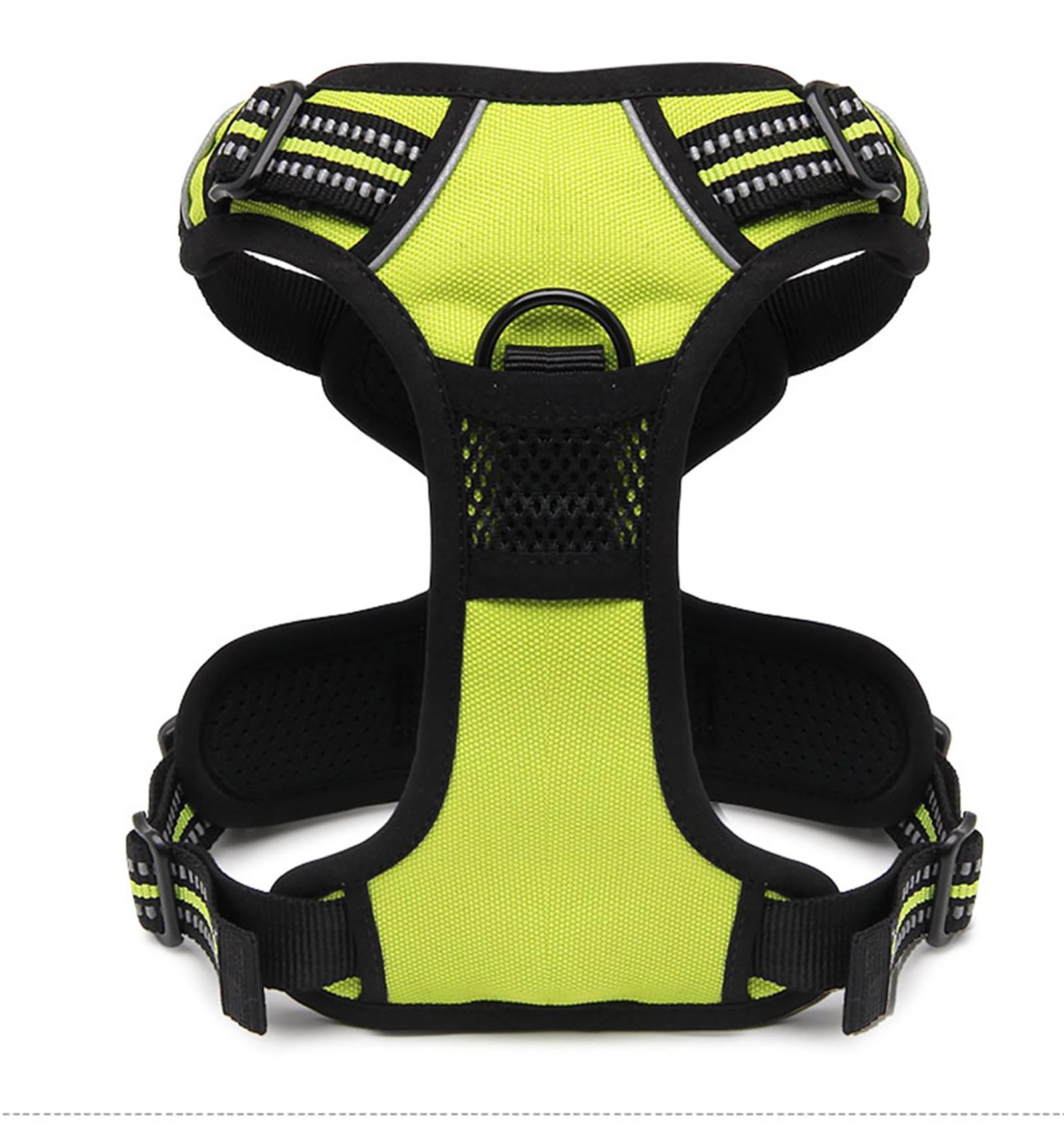 TRUE LOVE Adjustable No-Pull Dog Harness Reflective Pup Vest Harnesses Comfortable Control Brilliant Colors TLH5651(Black,XS)
