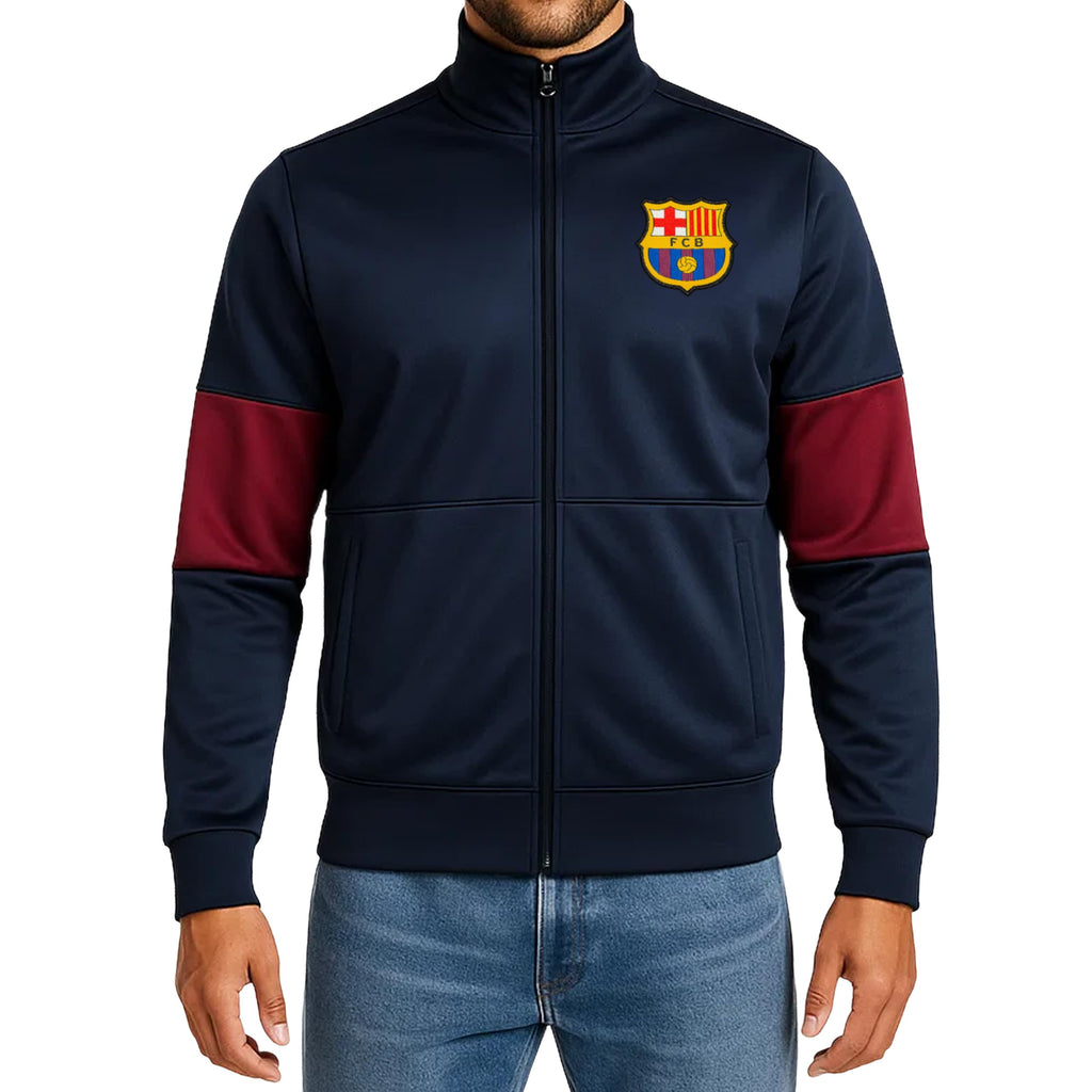 Icon Sports Officially Licensed FC Barcelona Soccer Track Jacket - Unisex Adult
