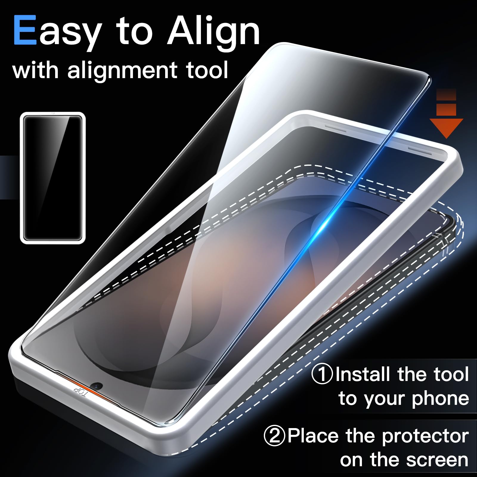 JETech Screen Protector for Samsung Galaxy S20 FE 6.5-Inch with Camera Lens Protector, Tempered Glass Film, Fingerprint ID Compatible, HD Clear, 2-Pack Each