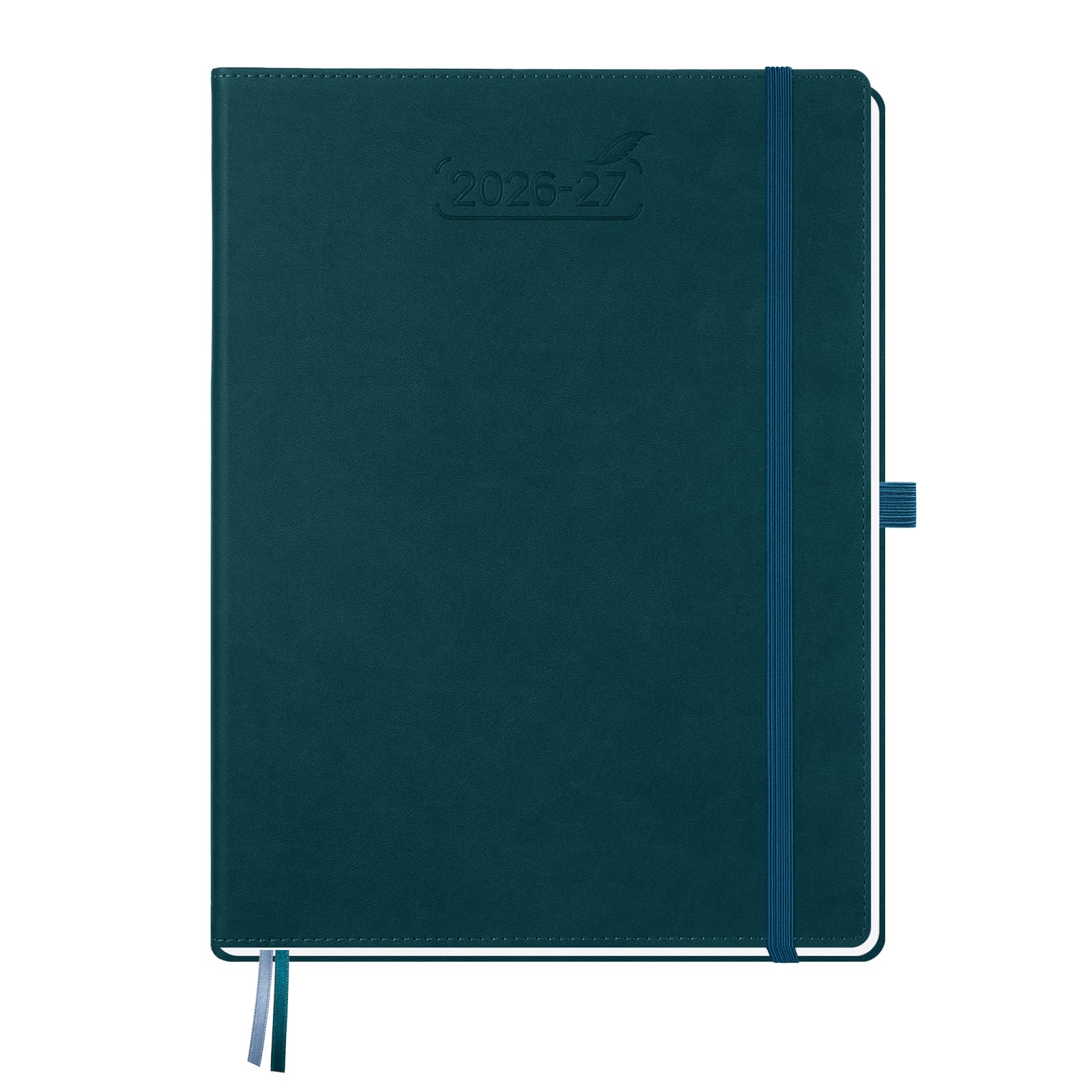 BEZEND Pocket Planner 2026-2027 Weekly and Monthly (3.5" x 6") 18 Months Small Academic Calendar (Jul 26-Dec 27) Ideal for Students, Work & Home, Storage Pocket, PU Leather Hardcover -Black