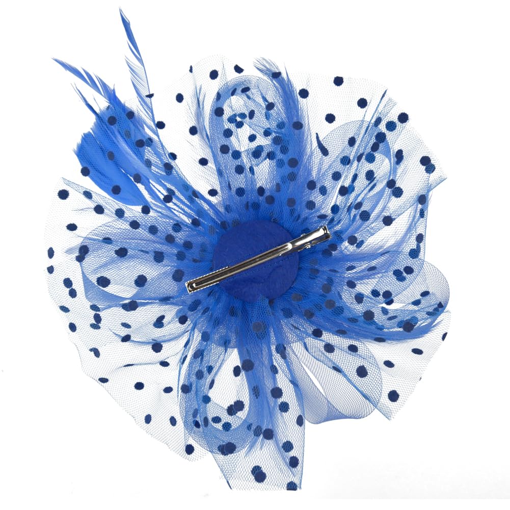 AQOKKA Women Fascinators Hats Flower Fascinators with Headband and Clip Tea Party Headwear for Women and Girls