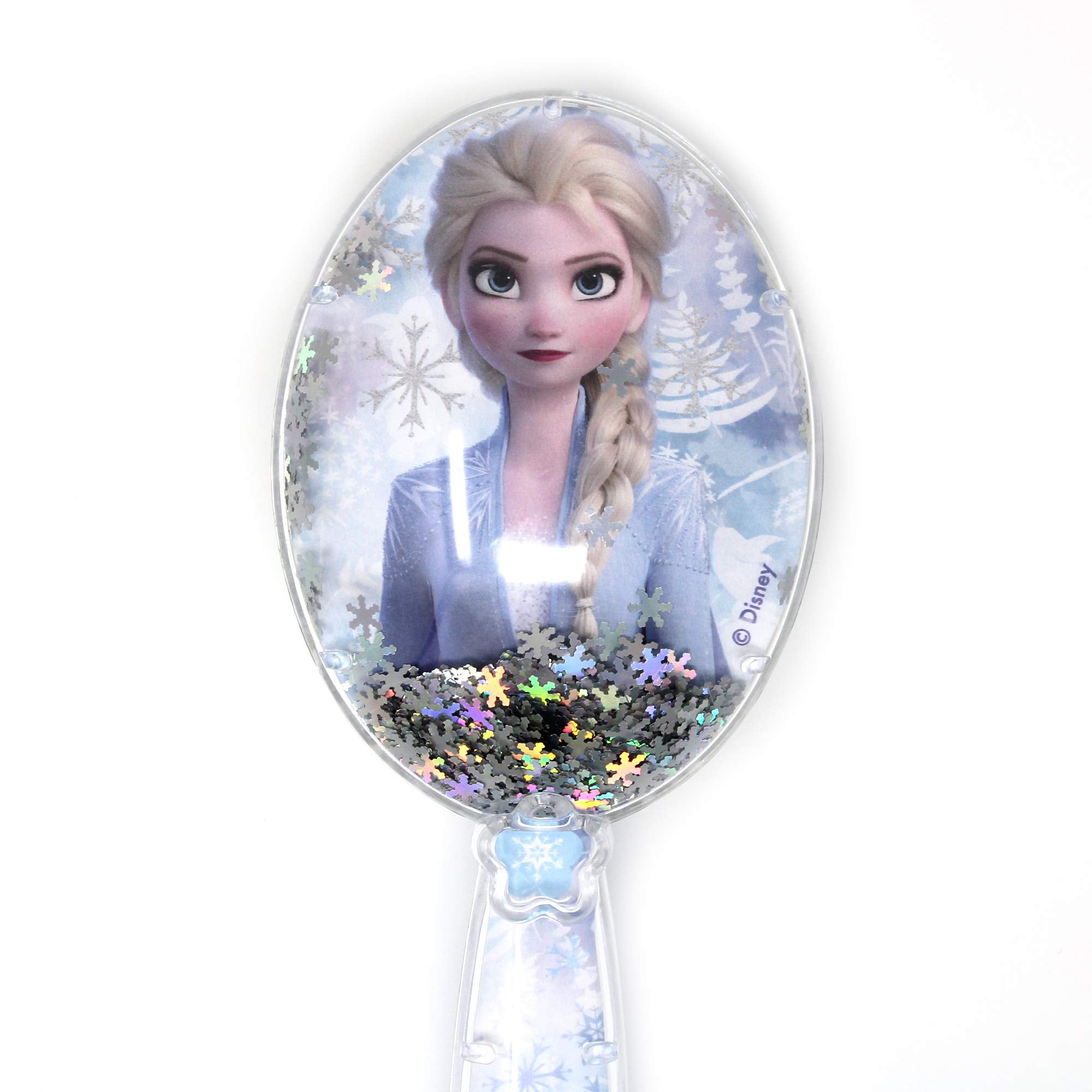 CoComelon Hair Brush with Magical Sparkling Stars Confetti HairBrush, Green - Kids Hair Brush Ages 3+