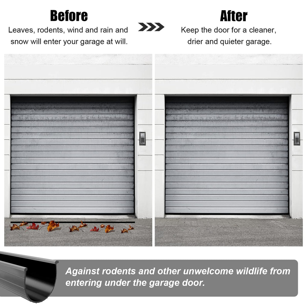 Replacement Wayne Dalton Garage Door Bottom Weather Seal 154448 for Weather Stripping Fit 9 feet Wide Doors (9 feet)