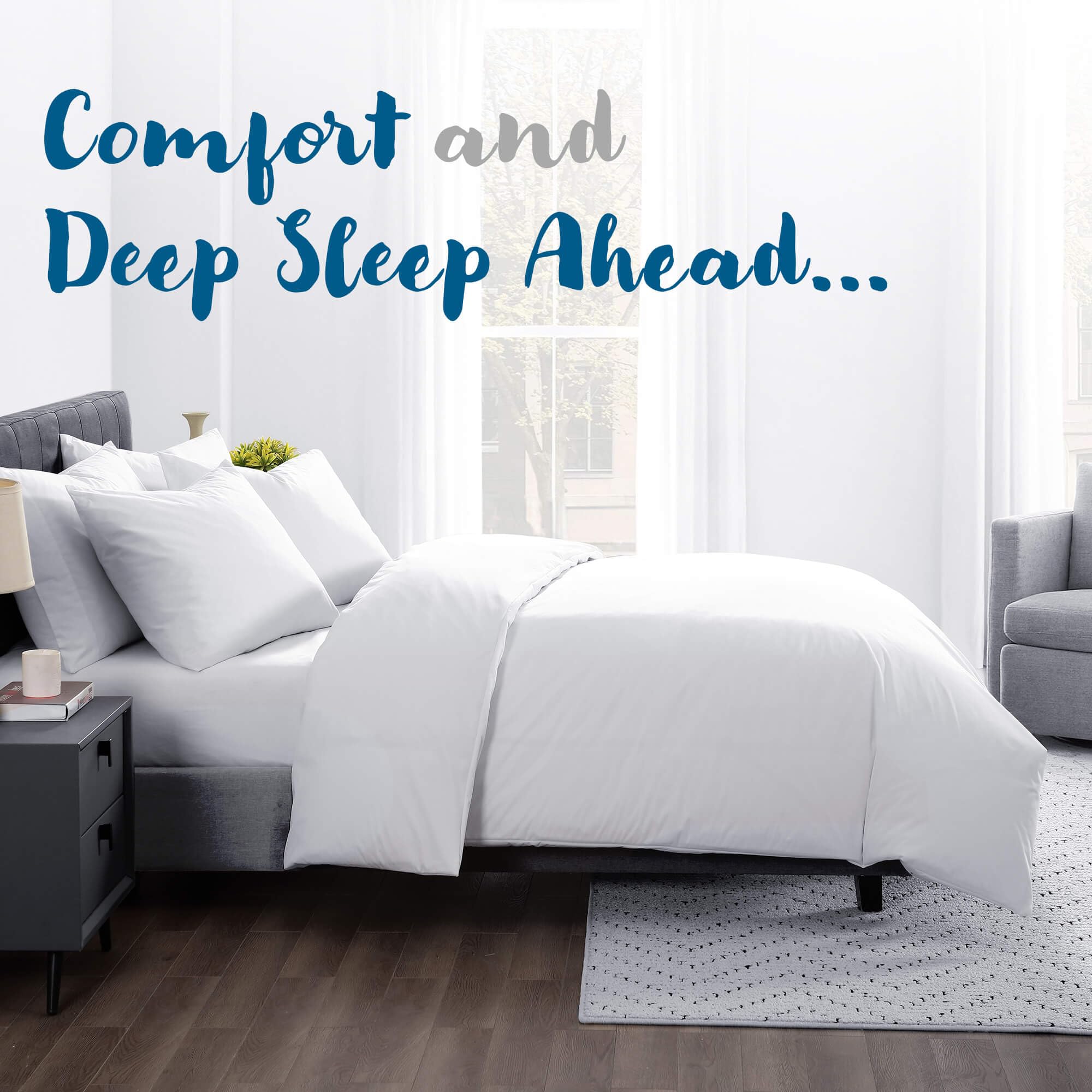 Guardmax Waterproof Duvet Cover - Jersey Fabric with Zipper Closure | Premium Quality, Bed Bug & Allergen Proof Twin (68 x 86)