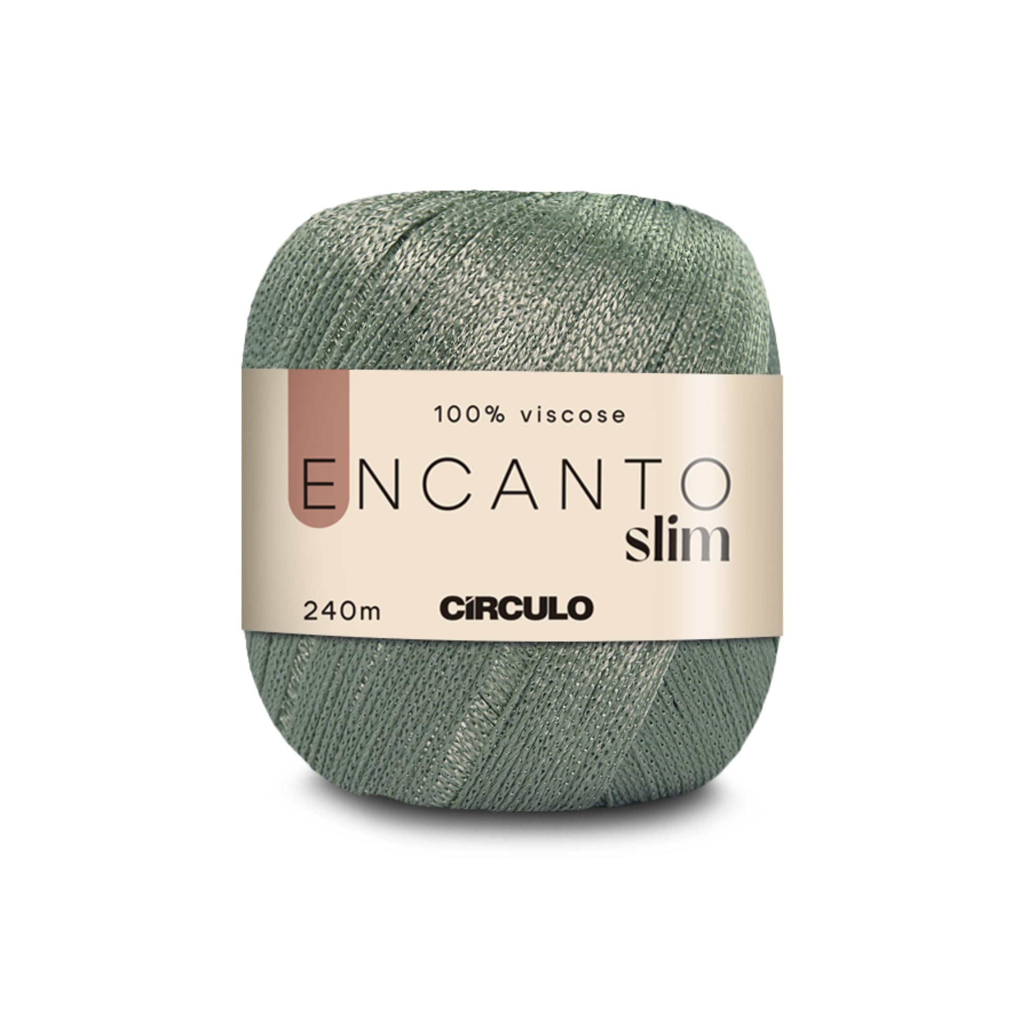 CIRCULO Encanto Slim Roll Yarn 100% Viscose - Luxury & Shine - Sport Weight Yarn - 262 yds, 3.52 oz - Color 1289 - Canary