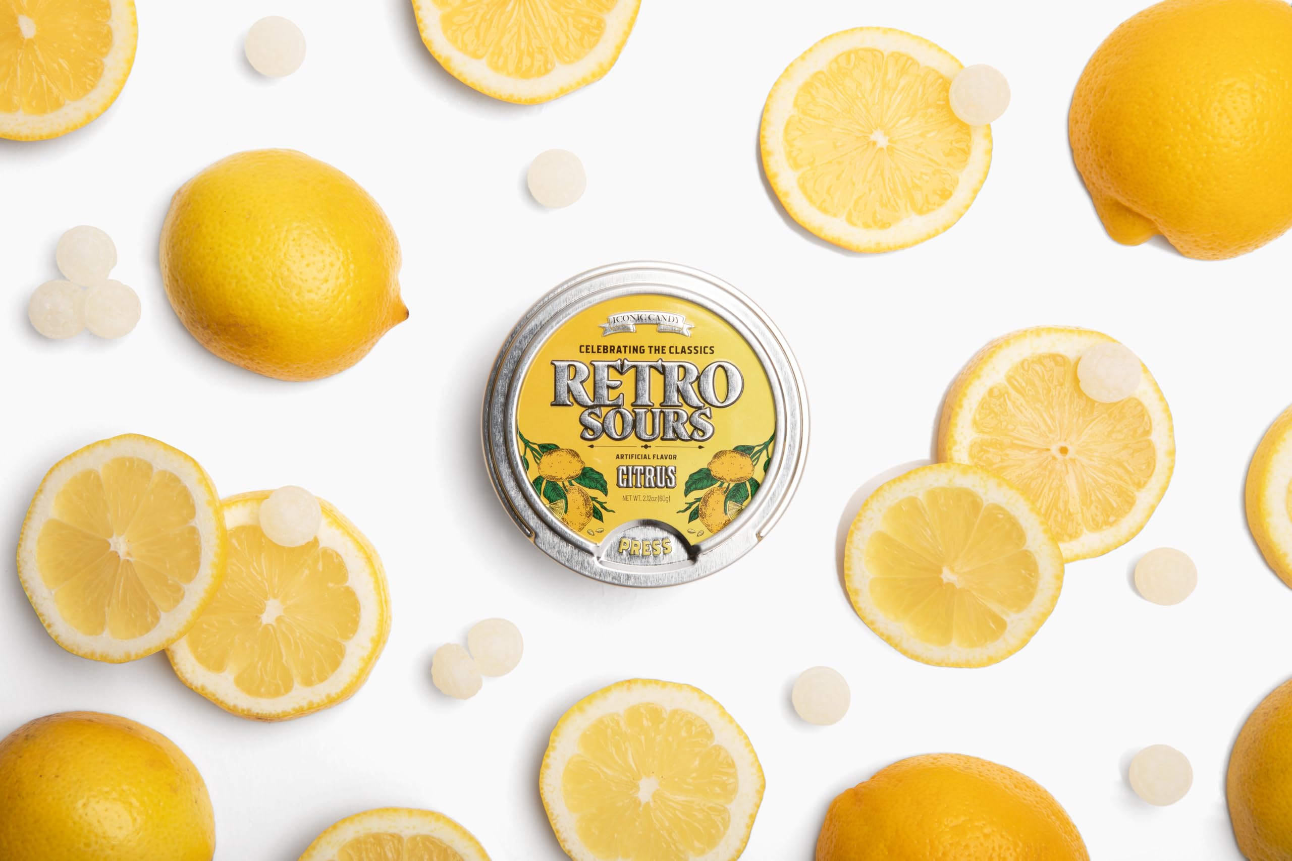 Retro Sours | Hard Tangy Candy | Brought To You By Iconic Candy (1, Red Apple)