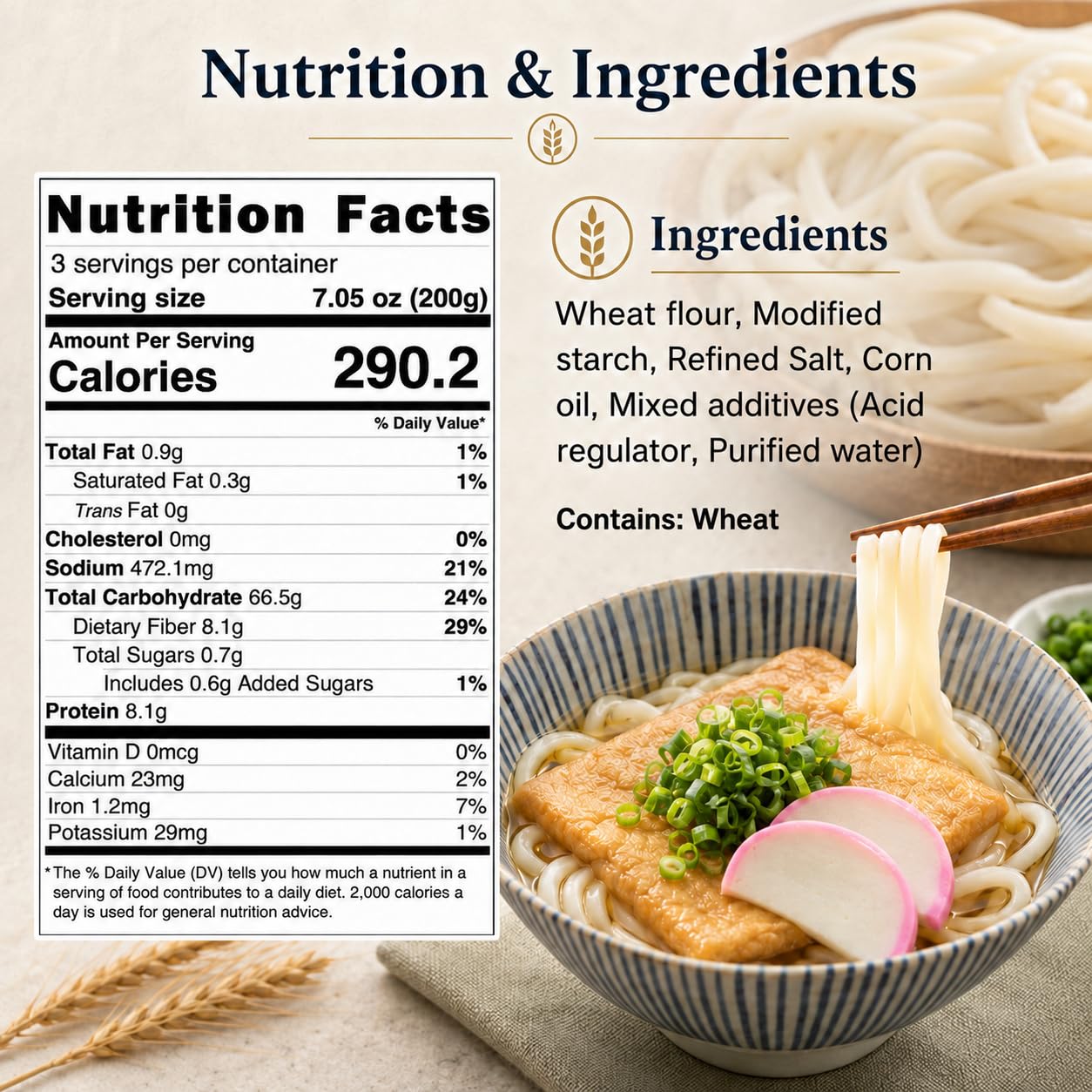 Unha's Japanese Sanuki Fresh Udon Noodles, Jumbo Chewy, 21.15 oz 1 Pack | jumbo chewy udon, no soup included, yaki udon stir fry, noodle soup, nabeyaki hot pot, quick meal
