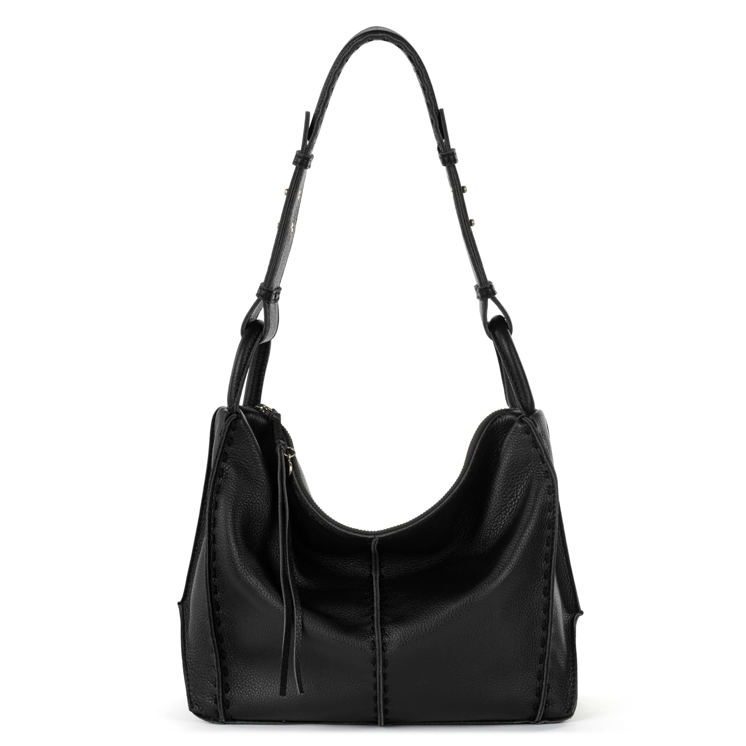 The Sak Los Feliz Hobo Purse - Premium Large Leather Women's Handbag for Everyday & Travel - Durable Purse With Zipper Pocket